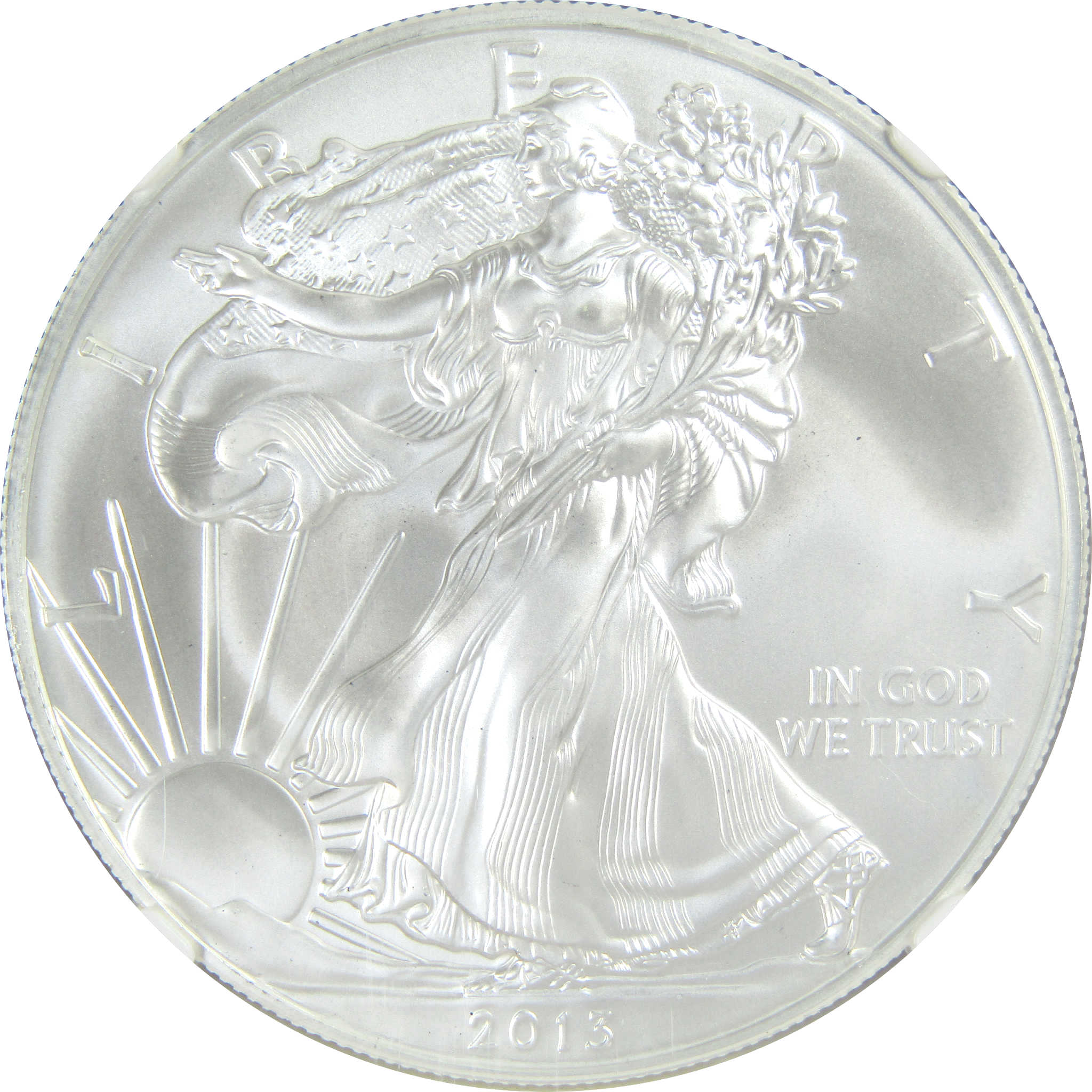 2013 (S) American Silver Eagle MS 70 NGC Early Releases SKU:CPC9433