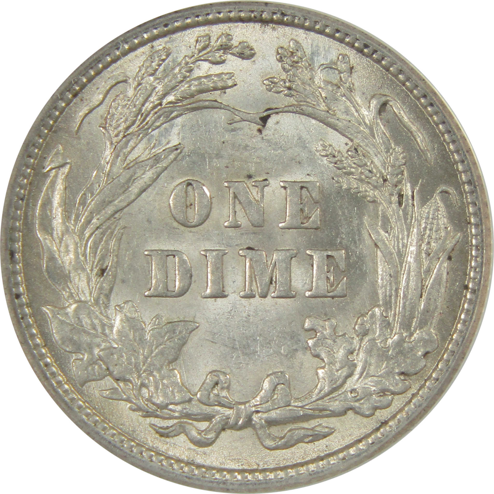 1915 Barber Dime AU 58 ANACS Silver 10c Coin SKU:I22223