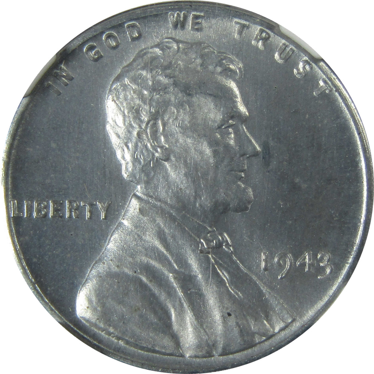 1943 Lincoln Wheat Steel Cent MS 65 NGC 75th Anniversary SKU:CP1573