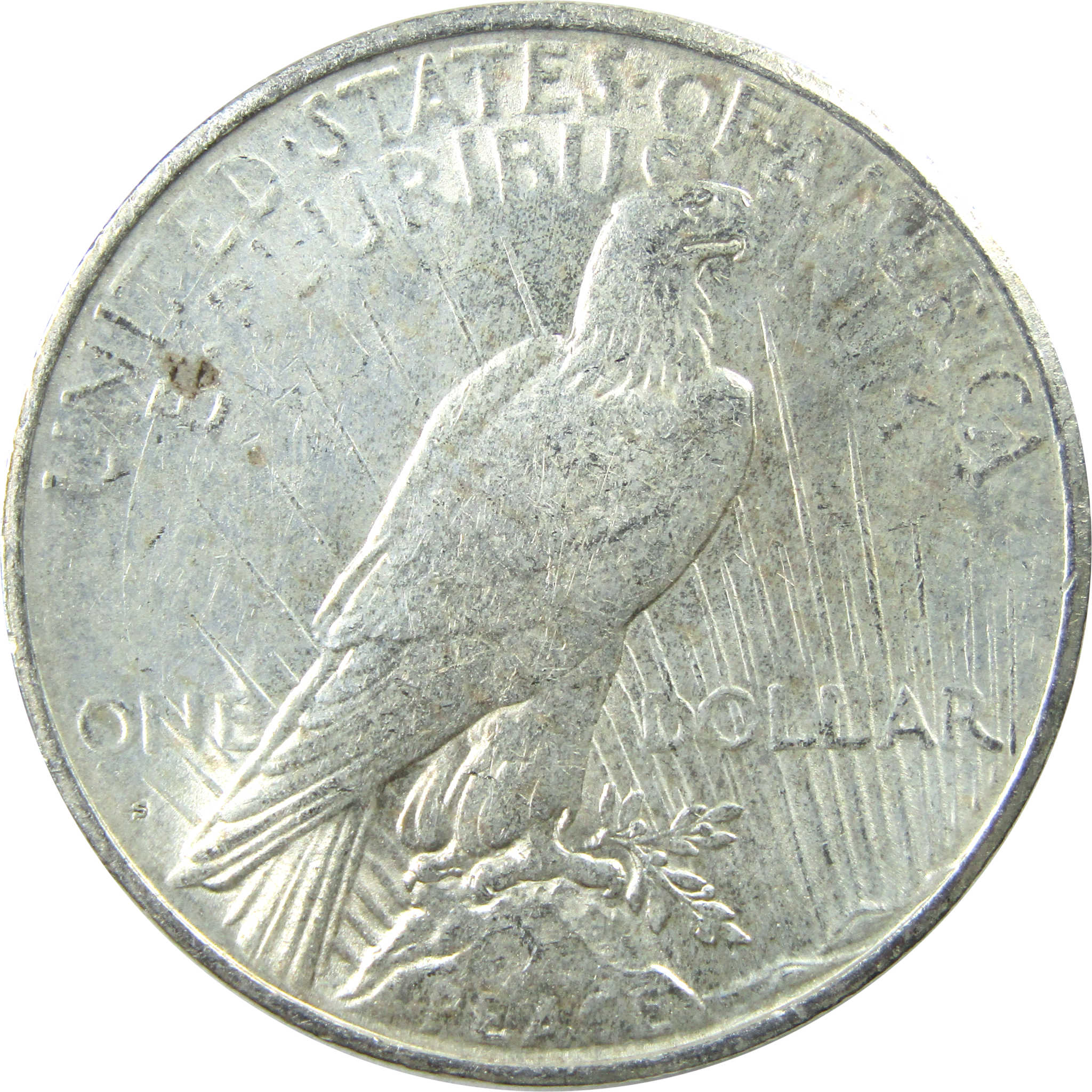 1925 S Peace Dollar AU About Uncirculated Silver $1 Coin SKU:I13632