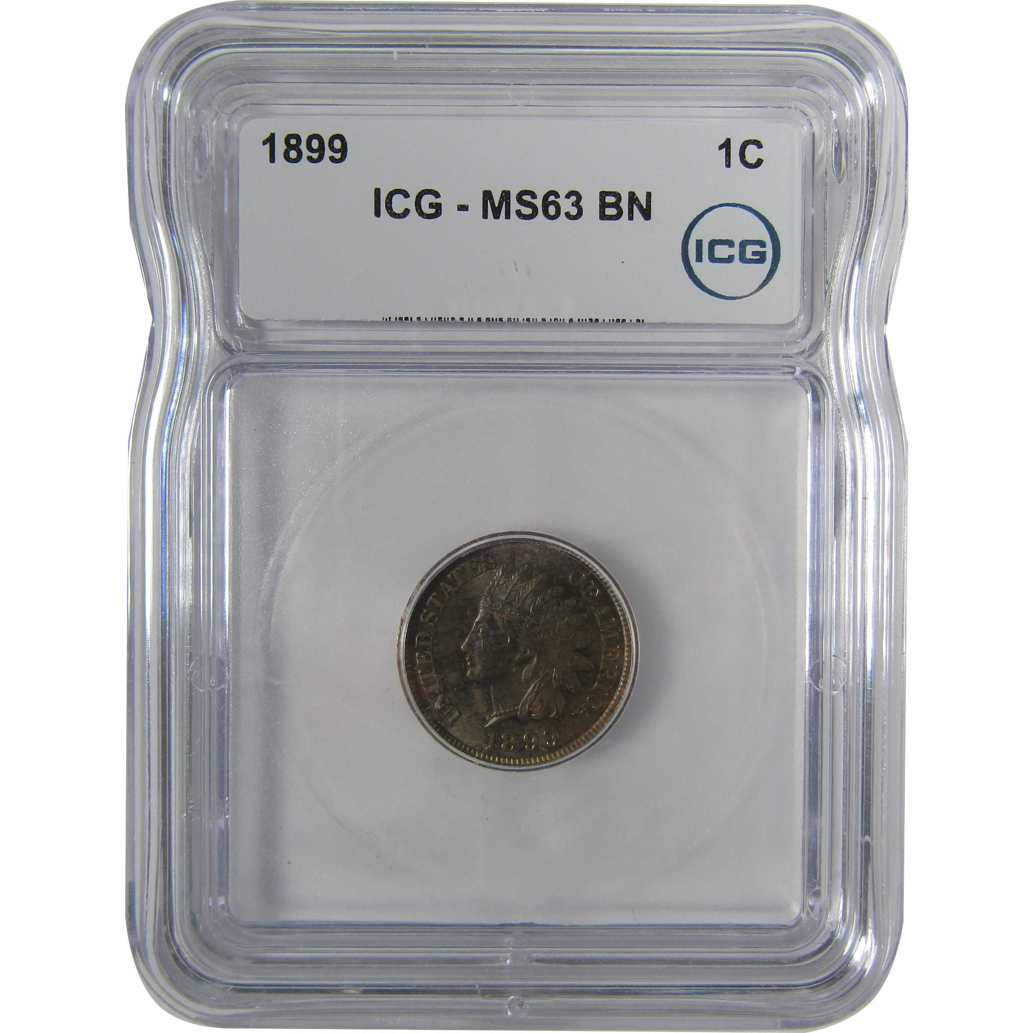 1899 Indian Head Cent MS 63 BN ICG Penny Uncirculated SKU:I22948