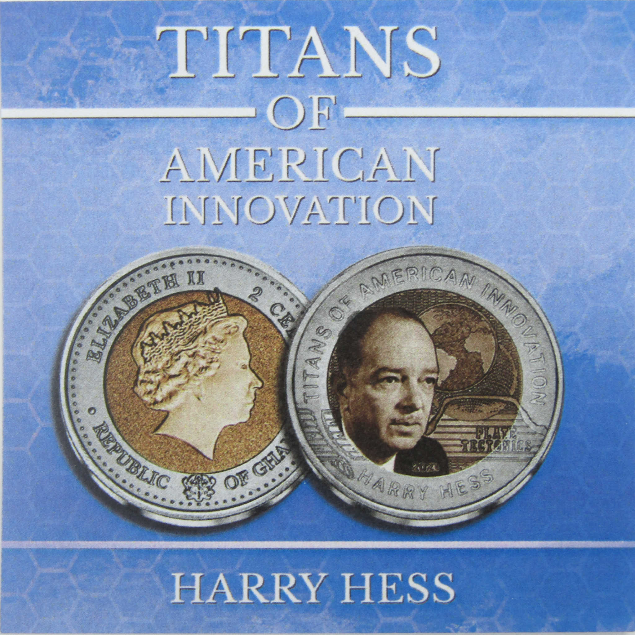 Titans of American Innovation Harry Hess Titanium 2 Cedis 2021 Ghana