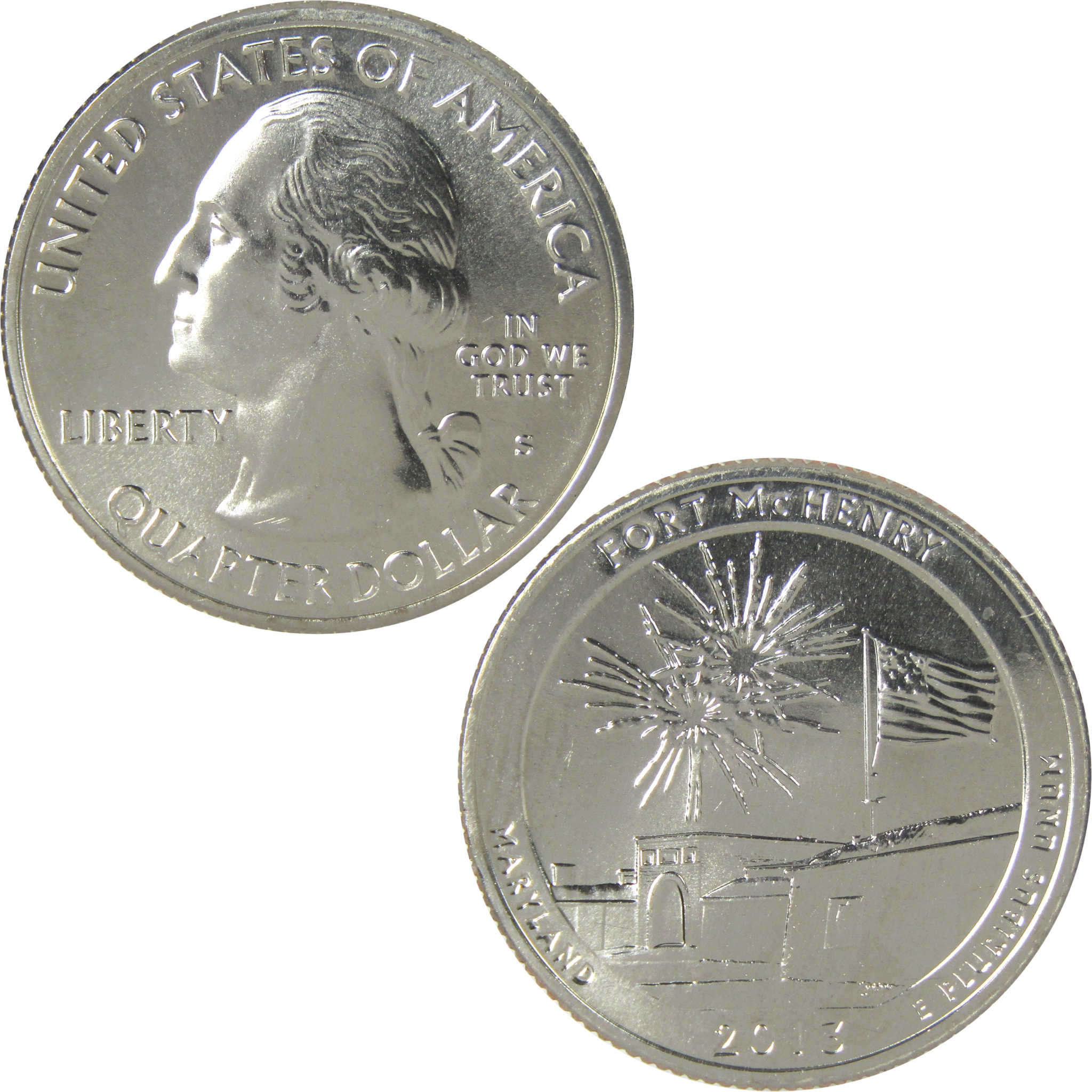 2013 S Fort McHenry National Monument Quarter Uncirculated Clad 25c