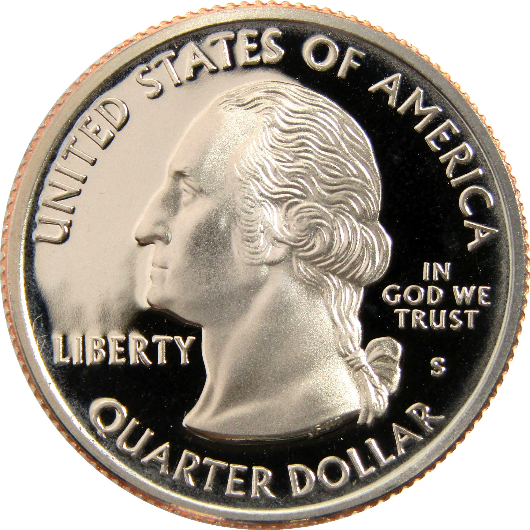 1999 S Georgia State Quarter Choice Proof Clad 25c Coin