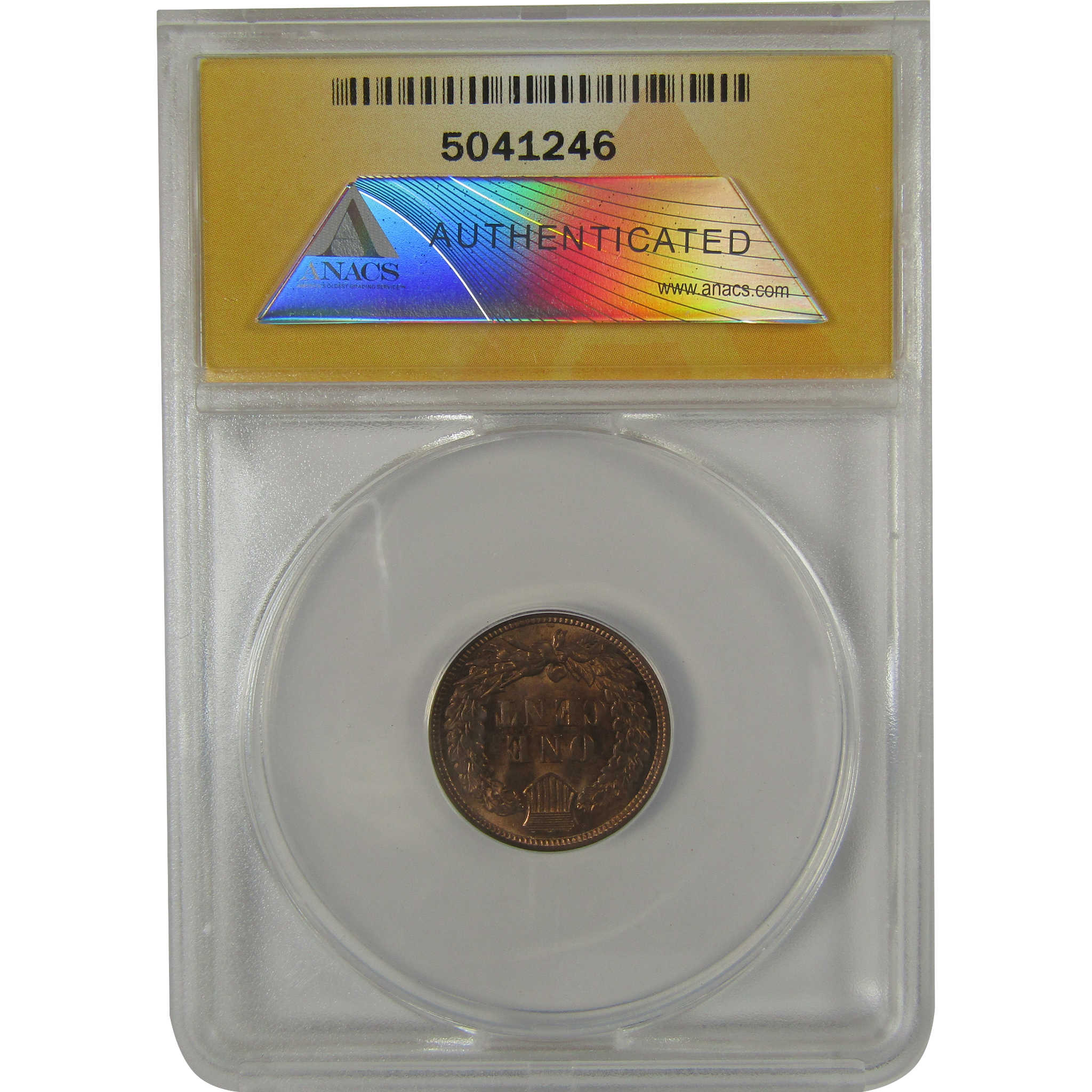 1906 Indian Head Cent MS 63 RB ANACS Penny Uncirculated SKU:I23085