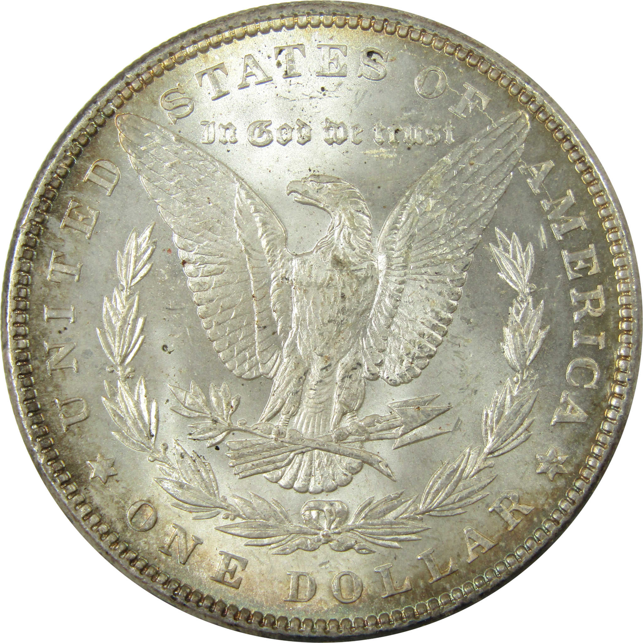 1884 Morgan Silver Dollar Uncirculated Mint State Toned SKU:I25351