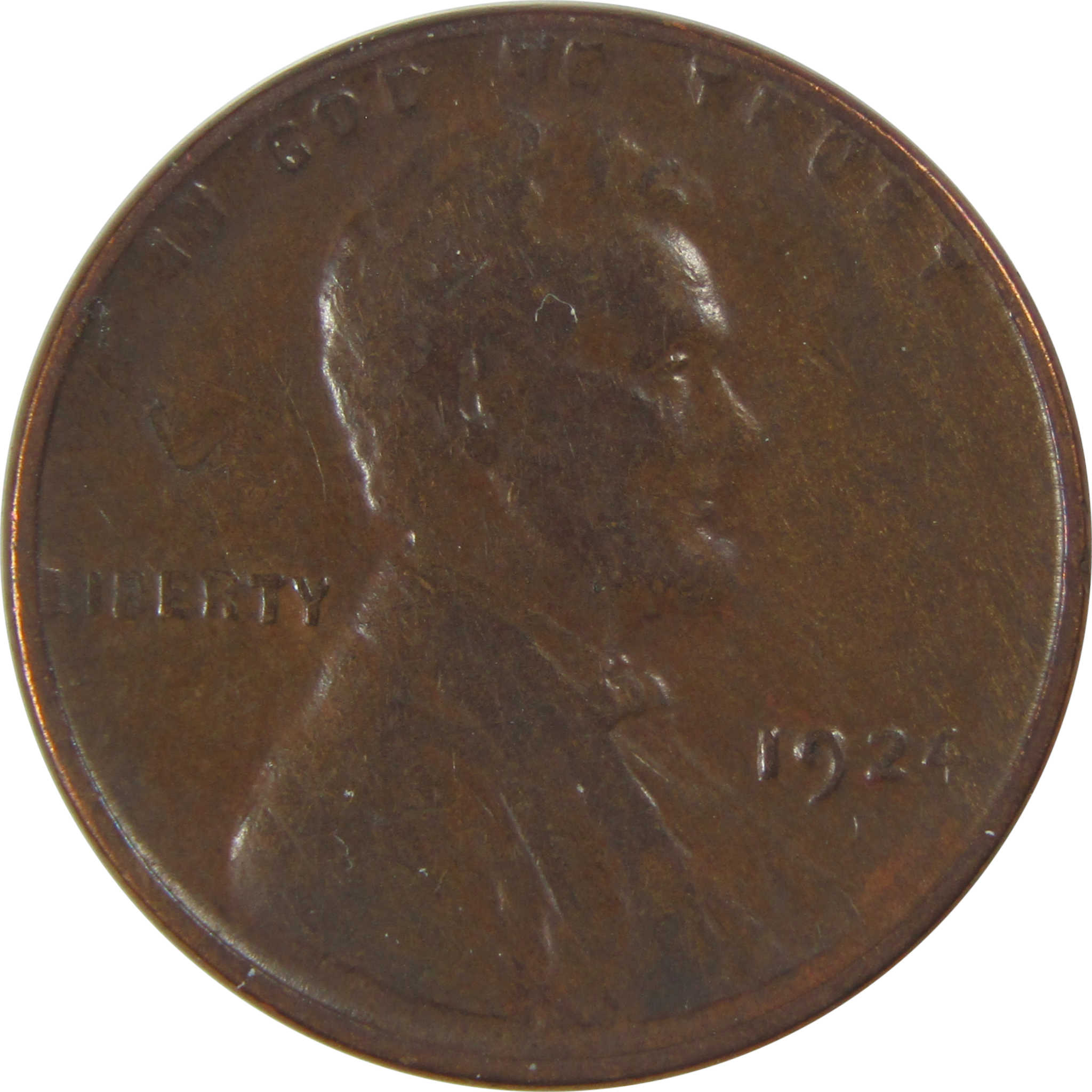 1924 D Lincoln Wheat Cent G Good Penny 1c Coin SKU:I23766