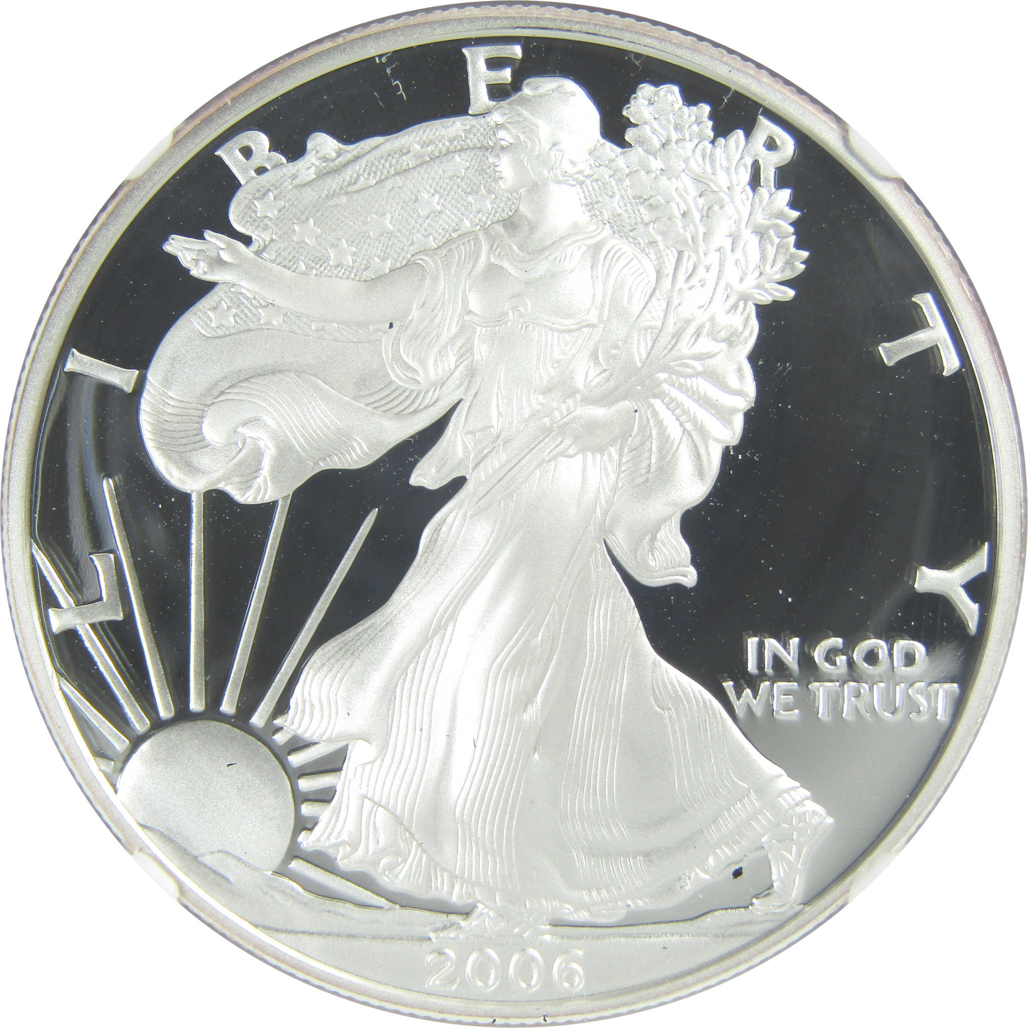 2006 W American Silver Eagle PF 70 UCAM NGC Proof $1 SKU:CPC9545