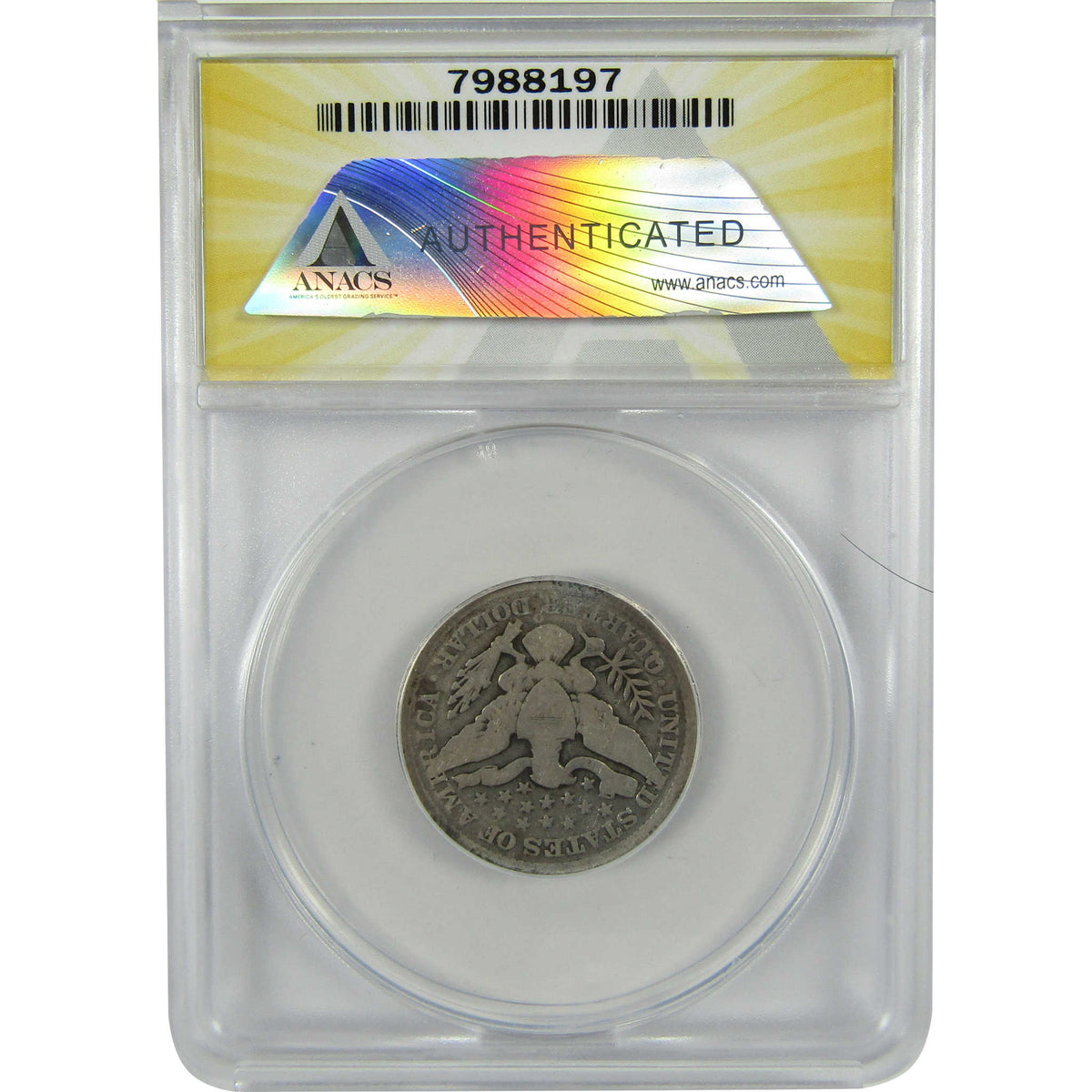 1896 O Barber Silver Quarter G 4 Details ANACS 25c Coin SKU:I28549