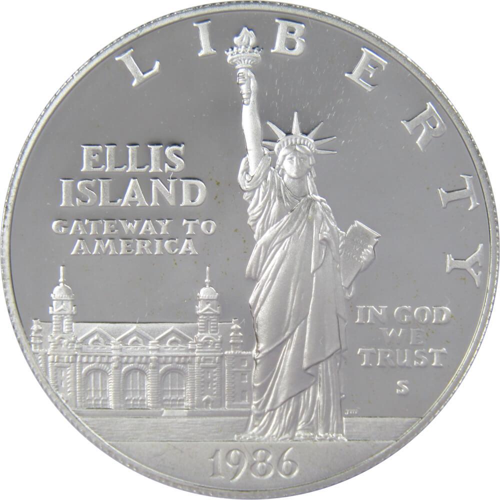 Statue of Liberty Commemorative Dollar 1986 S Choice Proof Silver $1