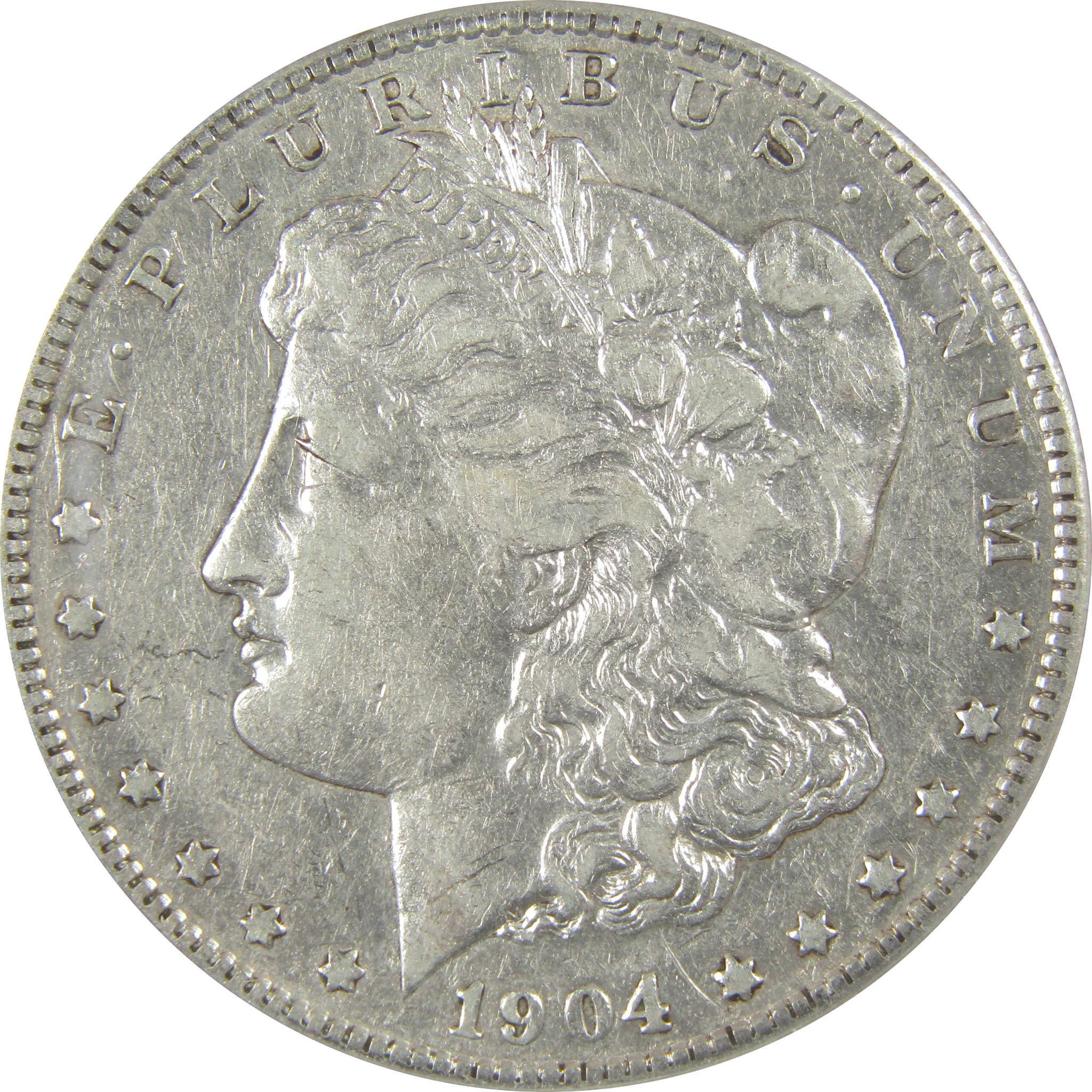1904 S Morgan Dollar VF 30 Details ANACS Silver $1 Coin SKU:I21146 - Morgan coin - Morgan silver dollar - Morgan silver dollar for sale - Profile Coins &amp; Collectibles