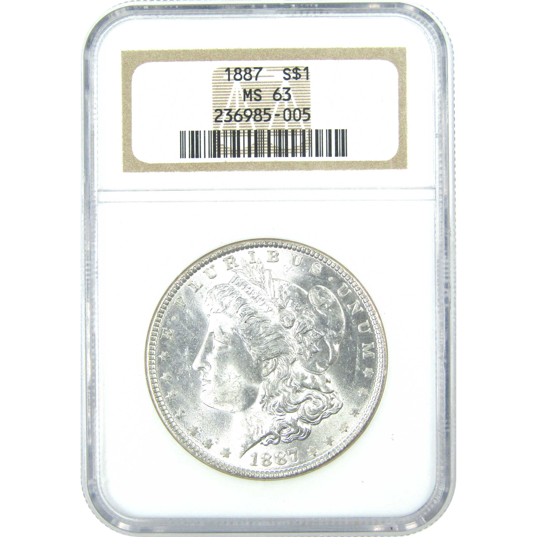 1887 Morgan Dollar MS 63 NGC Silver $1 Uncirculated Coin SKU:I15888 - Morgan coin - Morgan silver dollar - Morgan silver dollar for sale - Profile Coins &amp; Collectibles