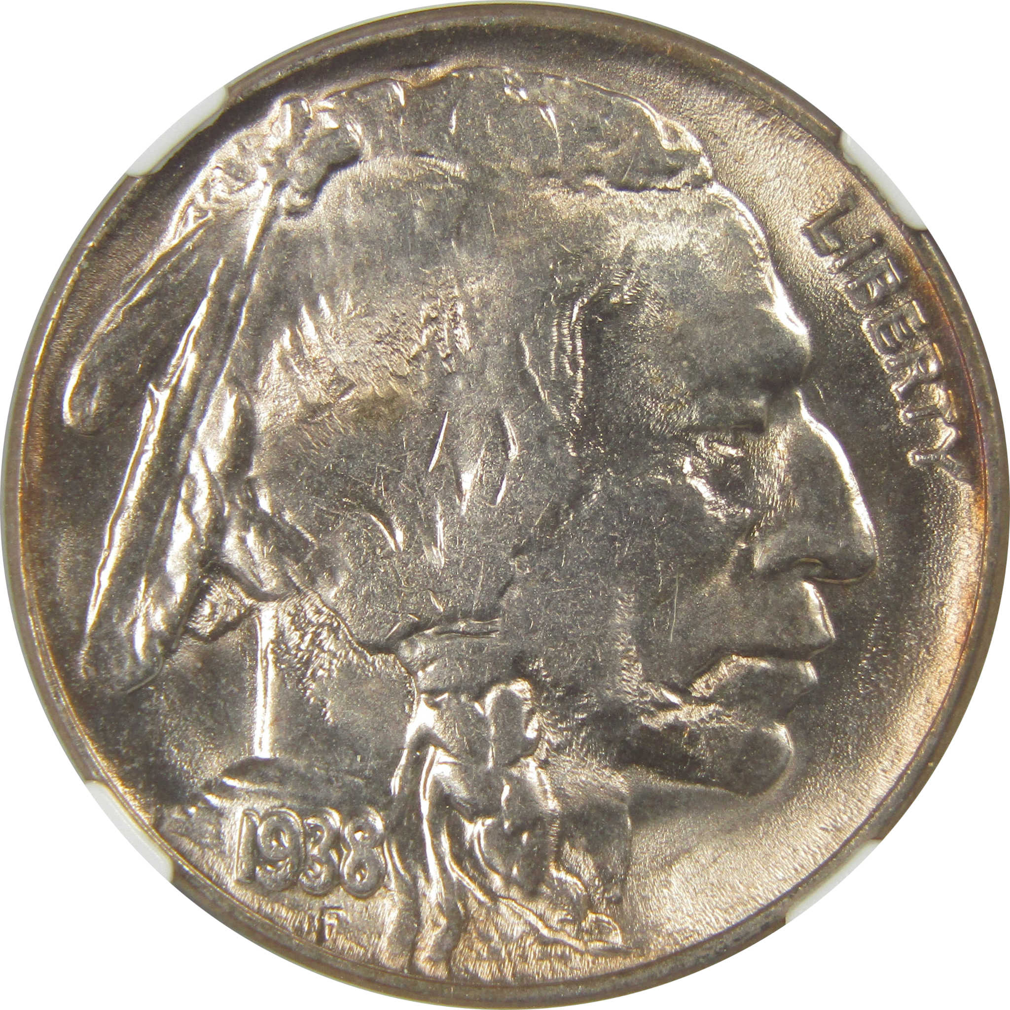 1938 D Indian Head Buffalo Nickel MS 66 NGC Bag Fragment SKU:I20544