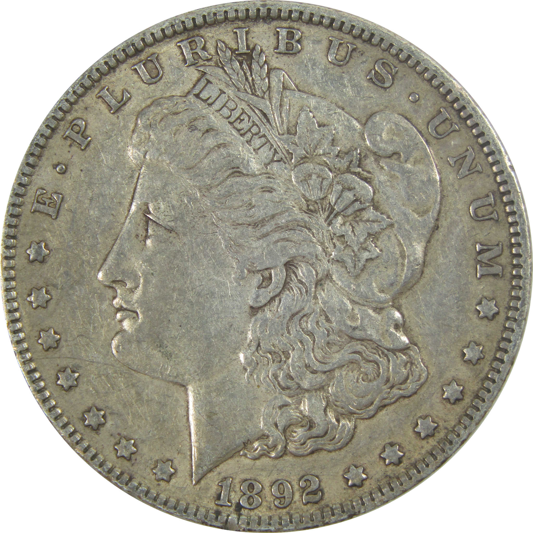 1892 Morgan Dollar XF EF Extremely Fine Silver $1 Coin SKU:I16629 - Morgan coin - Morgan silver dollar - Morgan silver dollar for sale - Profile Coins &amp; Collectibles