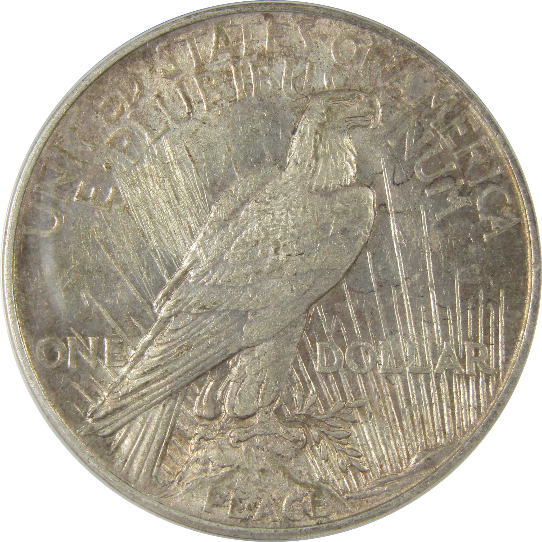 1921 High Relief Peace Dollar AU 58 Details ANACS Silver SKU:I22973