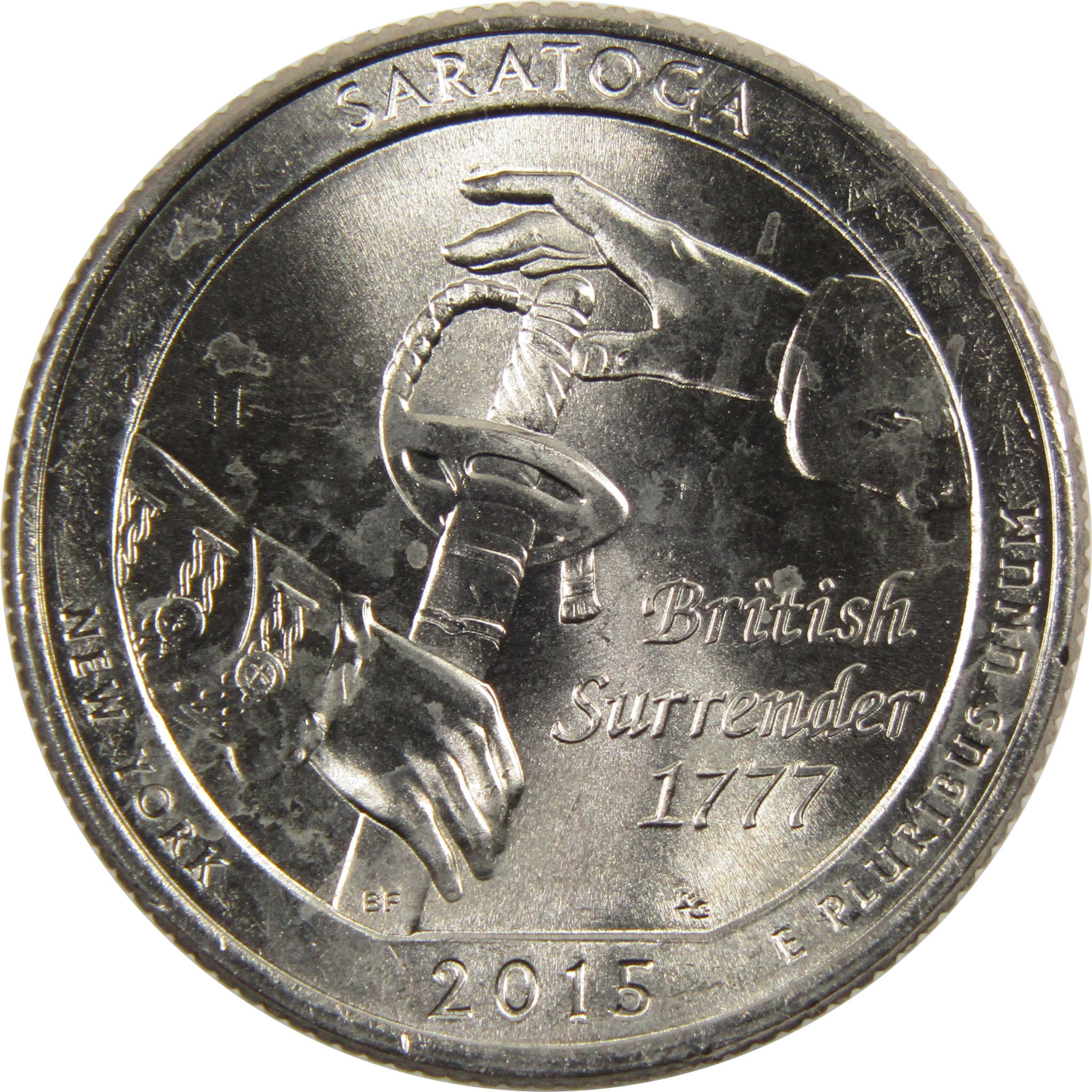 2015 P Saratoga National Historical Park Quarter Uncirculated Clad 25c