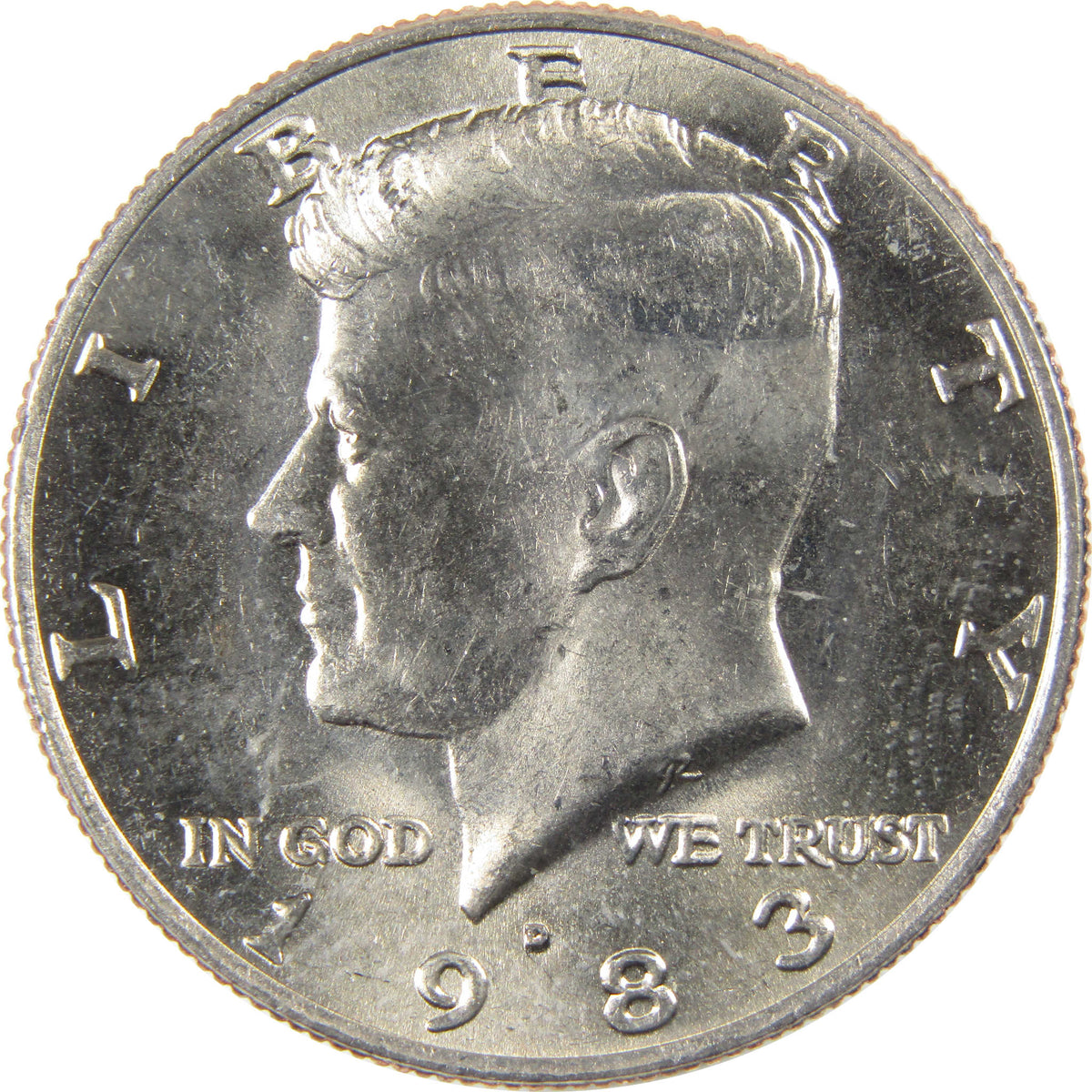1983 D Kennedy Half Dollar Clad Uncirculated Mint State 50c Coin