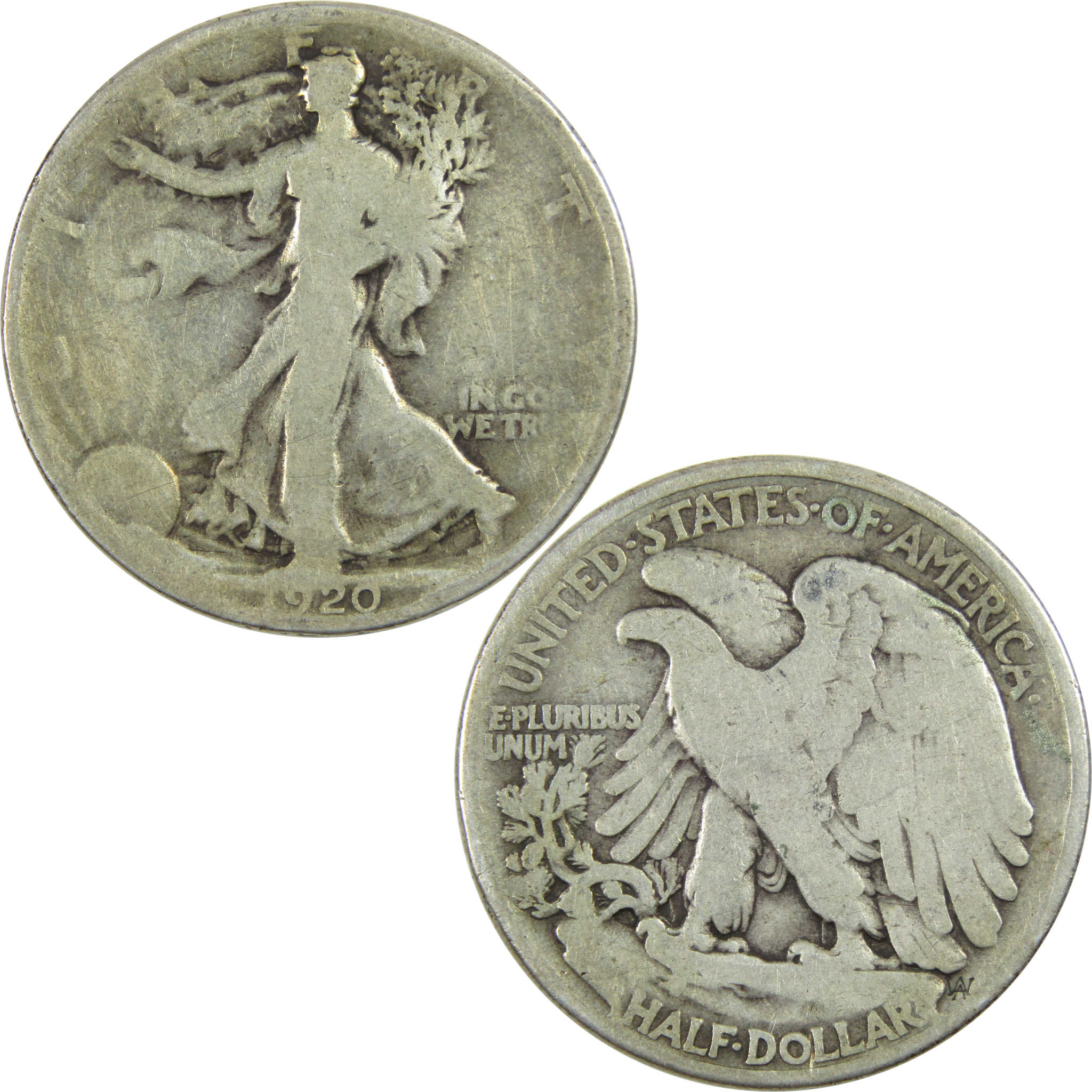 1920 Liberty Walking Half Dollar AG About Good Silver SKU:I13046