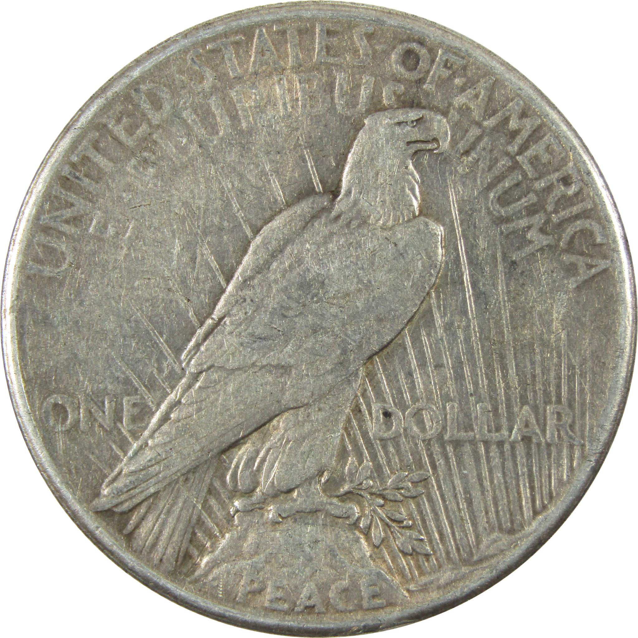 1927 Peace Dollar VF Very Fine Silver $1 Coin SKU:I14822