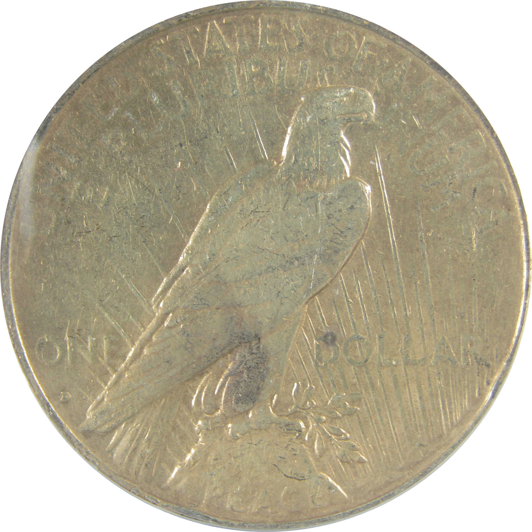 1934 D Peace Dollar VF 25 Details ANACS Silver $1 Coin SKU:I21558