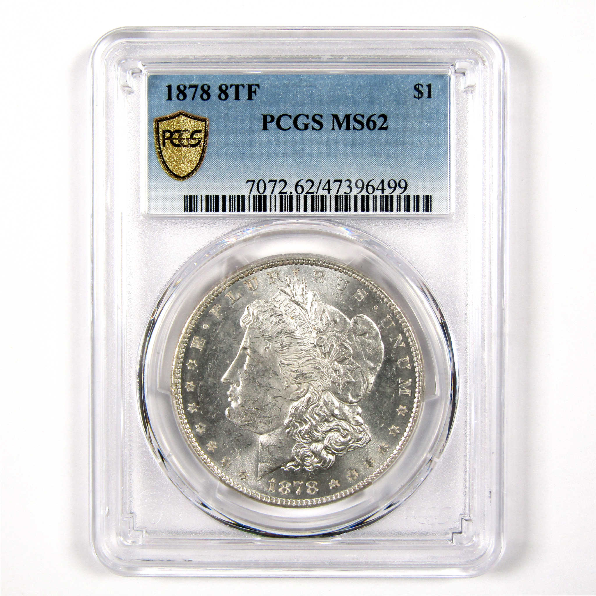 1878 8TF Morgan Dollar MS 62 PCGS Silver $1 Uncirculated SKU:I11339 - Morgan coin - Morgan silver dollar - Morgan silver dollar for sale - Profile Coins &amp; Collectibles