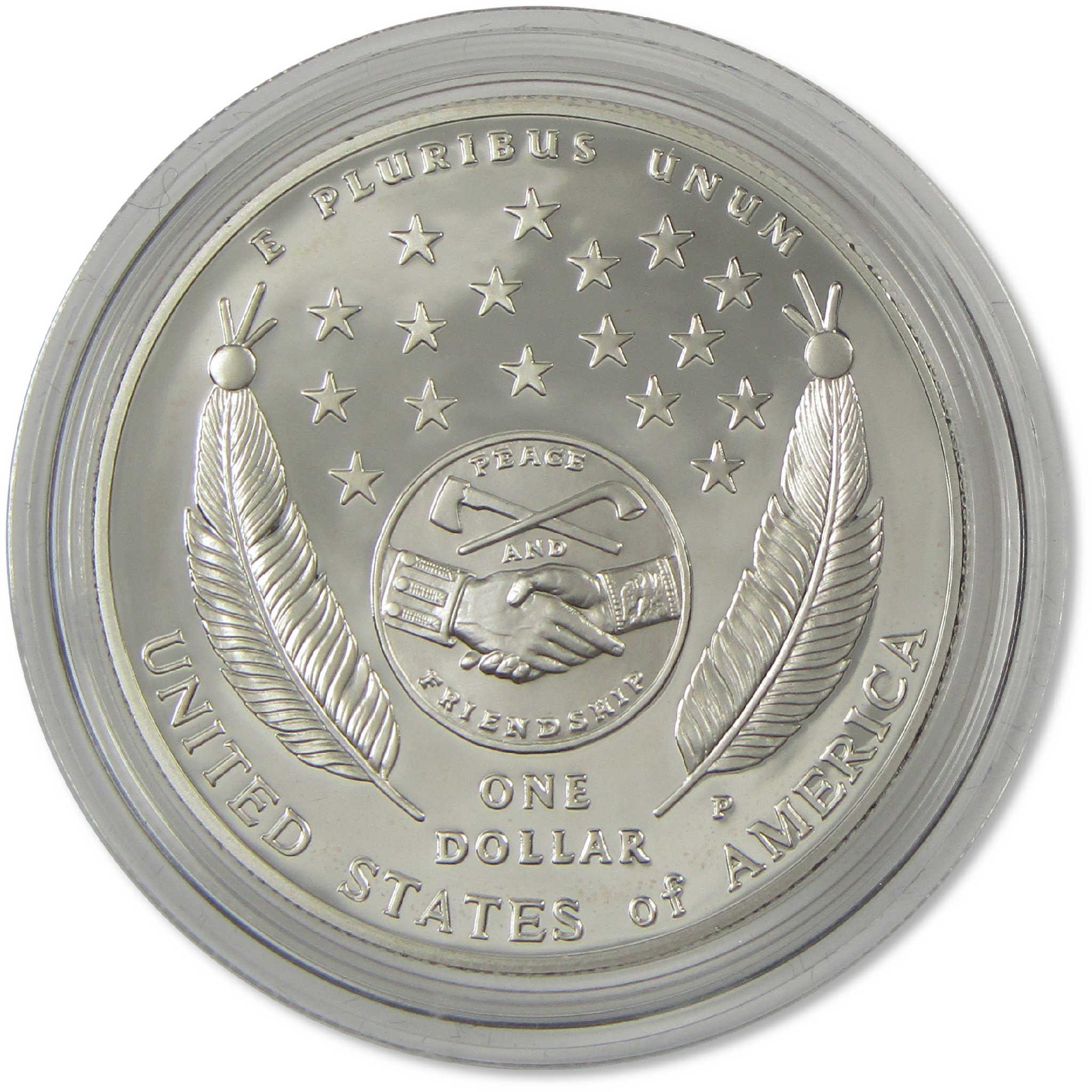 2004 P Lewis and Clark Commemorative Silver Dollar Proof OGP COA