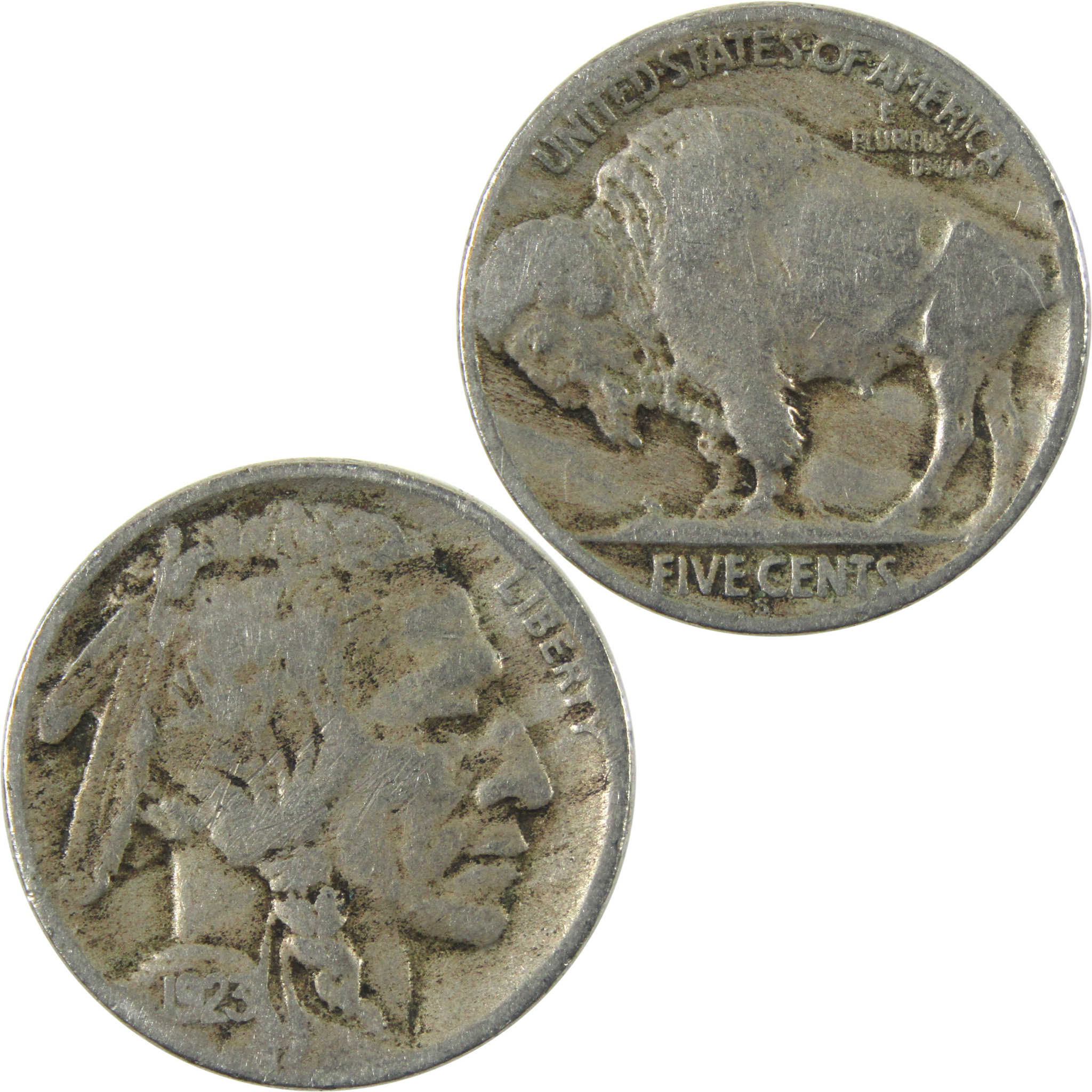 1923 S Indian Head Buffalo Nickel VG Very Good 5c Coin SKU:CPC6304