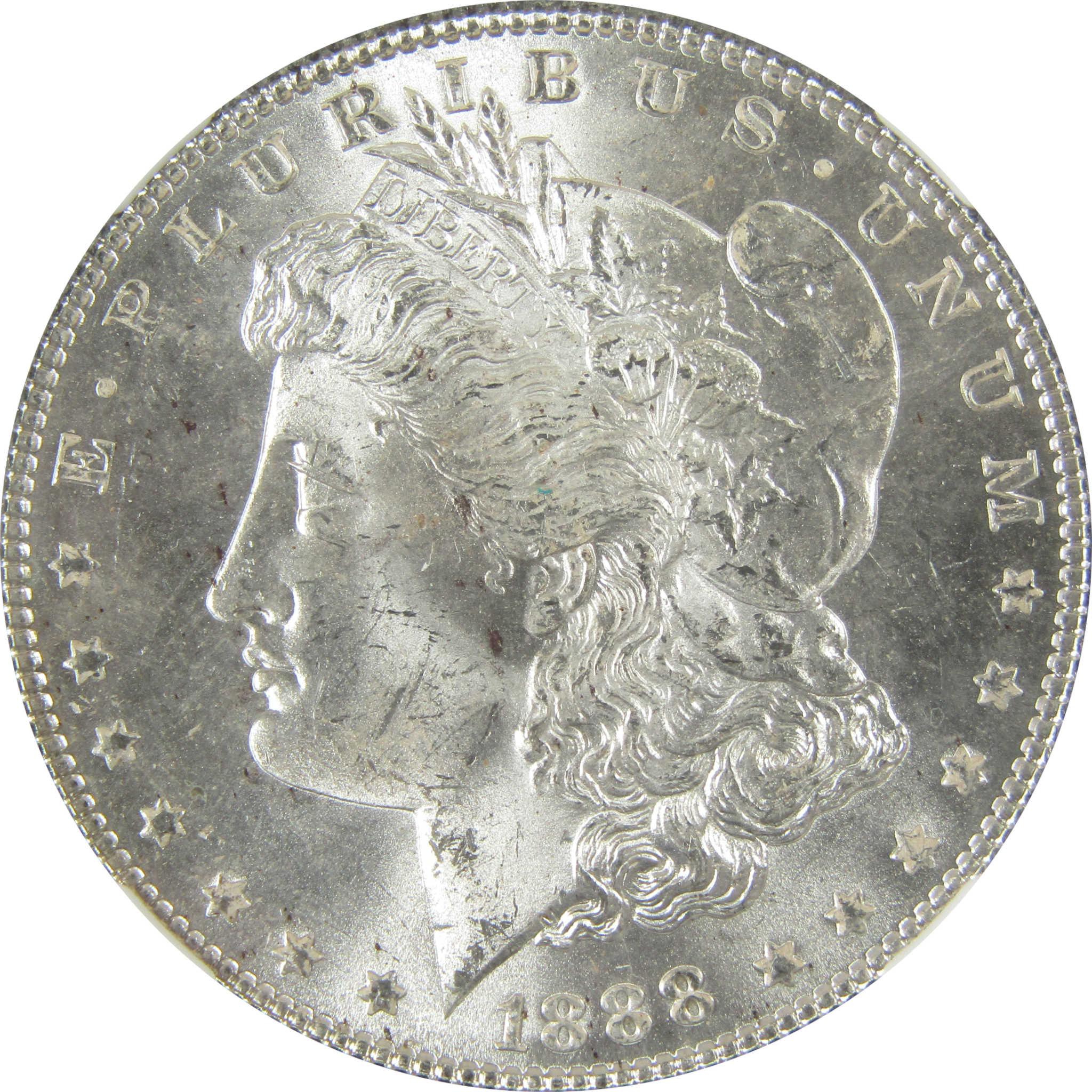 1888 Morgan Silver Dollar MS 64 NGC Uncirculated $1 Coin SKU:CP467 - Morgan coin - Morgan silver dollar - Morgan silver dollar for sale - Profile Coins &amp; Collectibles