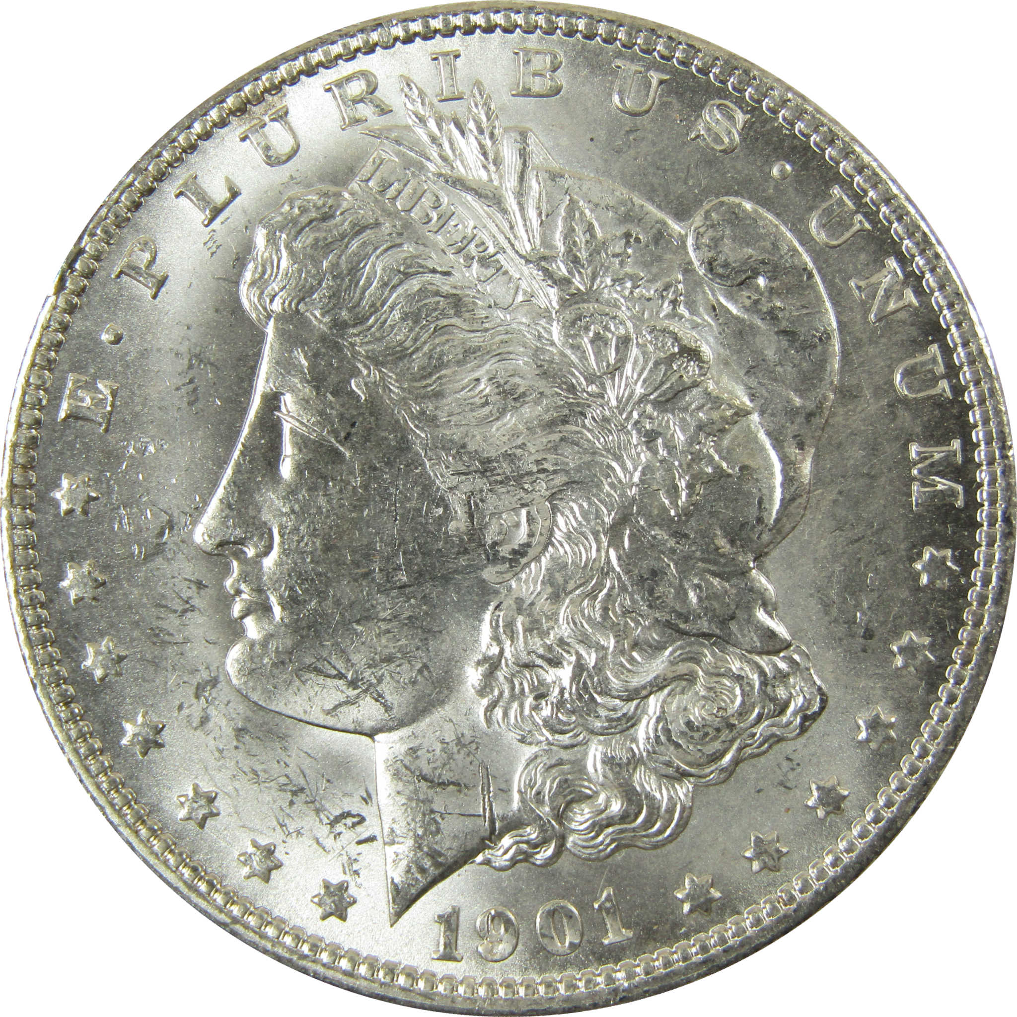1901 O Morgan Silver Dollar Uncirculated Mint State $1 Coin SKU:I28389
