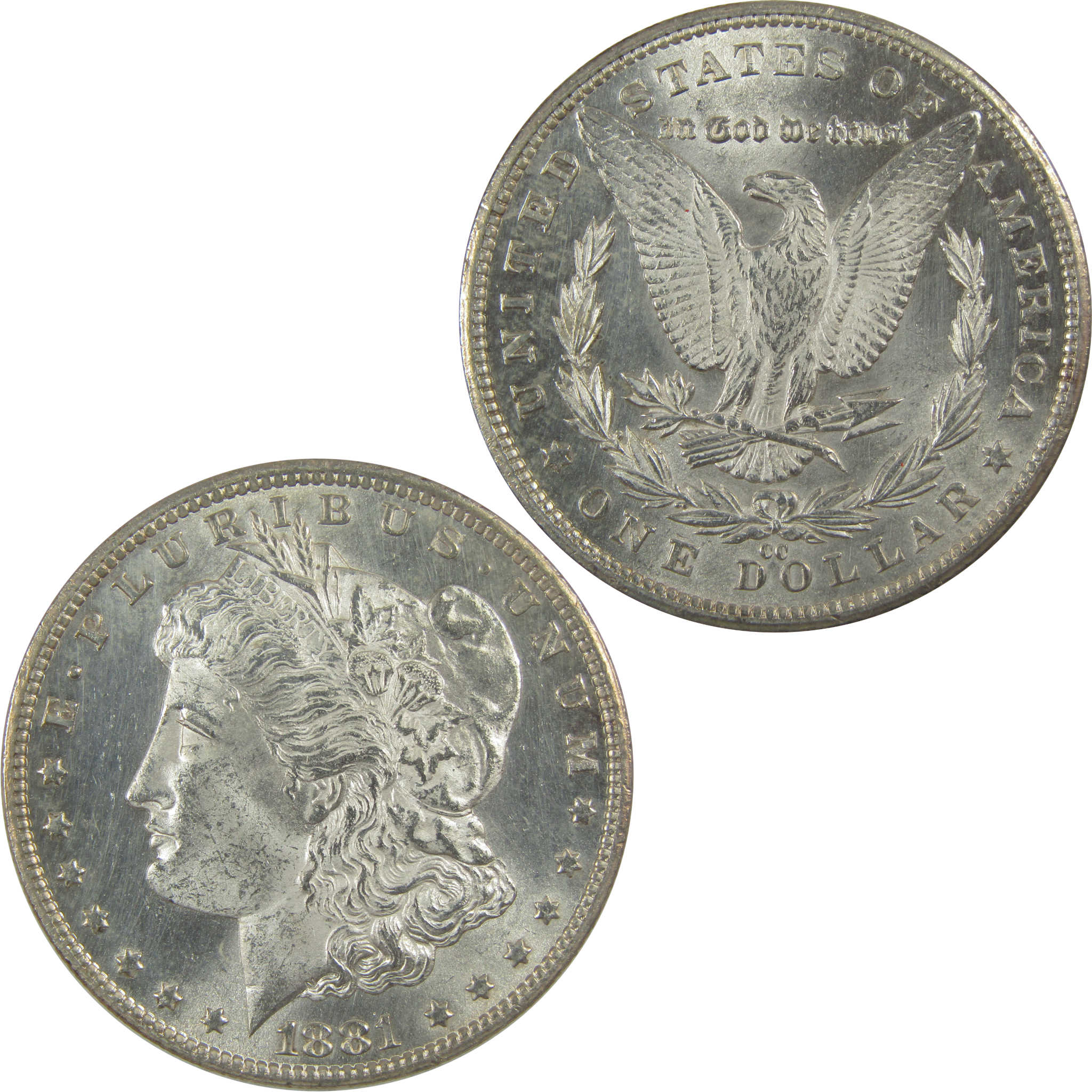 1881 CC Morgan Dollar Uncirculated Silver $1 Coin SKU:I20237 - Morgan coin - Morgan silver dollar - Morgan silver dollar for sale - Profile Coins &amp; Collectibles
