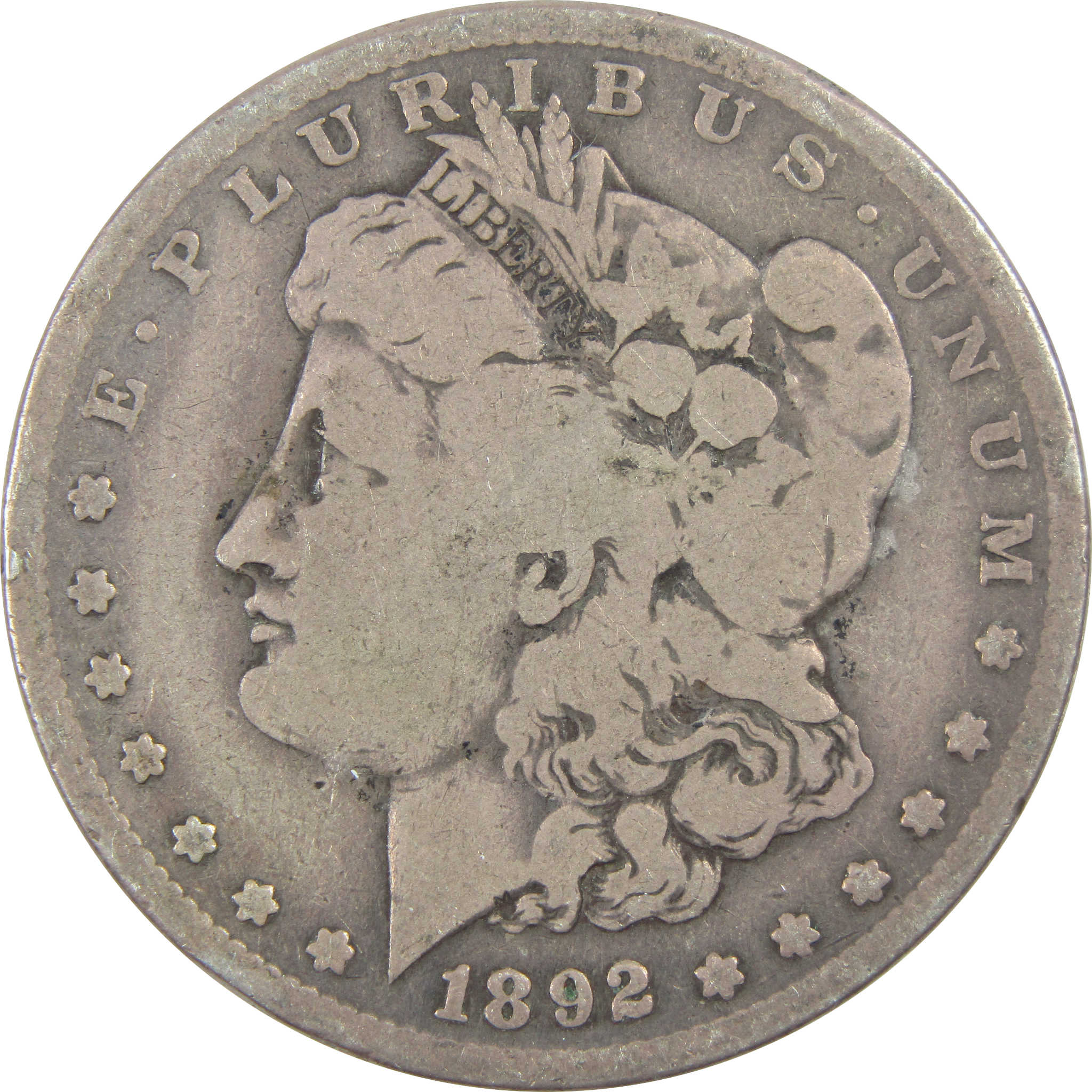 1892 S Morgan Dollar AG About Good Silver $1 Coin SKU:I13427 - Morgan coin - Morgan silver dollar - Morgan silver dollar for sale - Profile Coins &amp; Collectibles