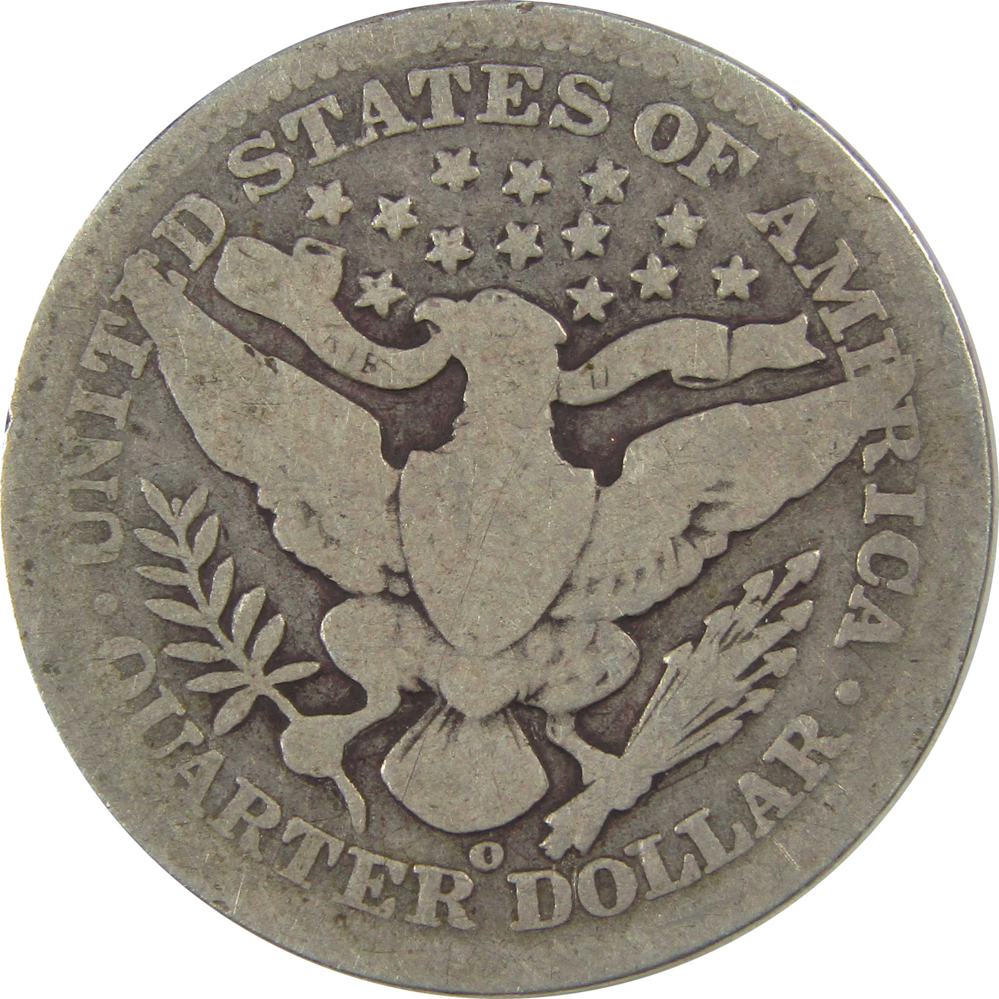 1905 O Barber Quarter G Good Silver 25c Coin SKU:I21823