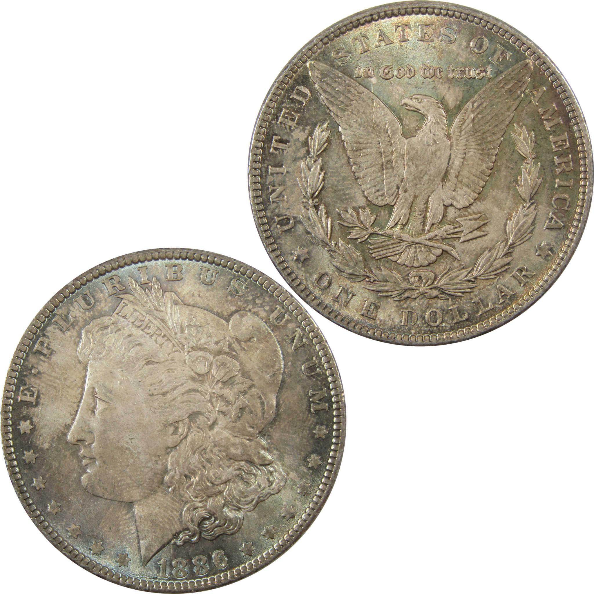 1886 Morgan Silver Dollar Uncirculated Details $1 Coin SKU:CP1399 - Morgan coin - Morgan silver dollar - Morgan silver dollar for sale - Profile Coins &amp; Collectibles
