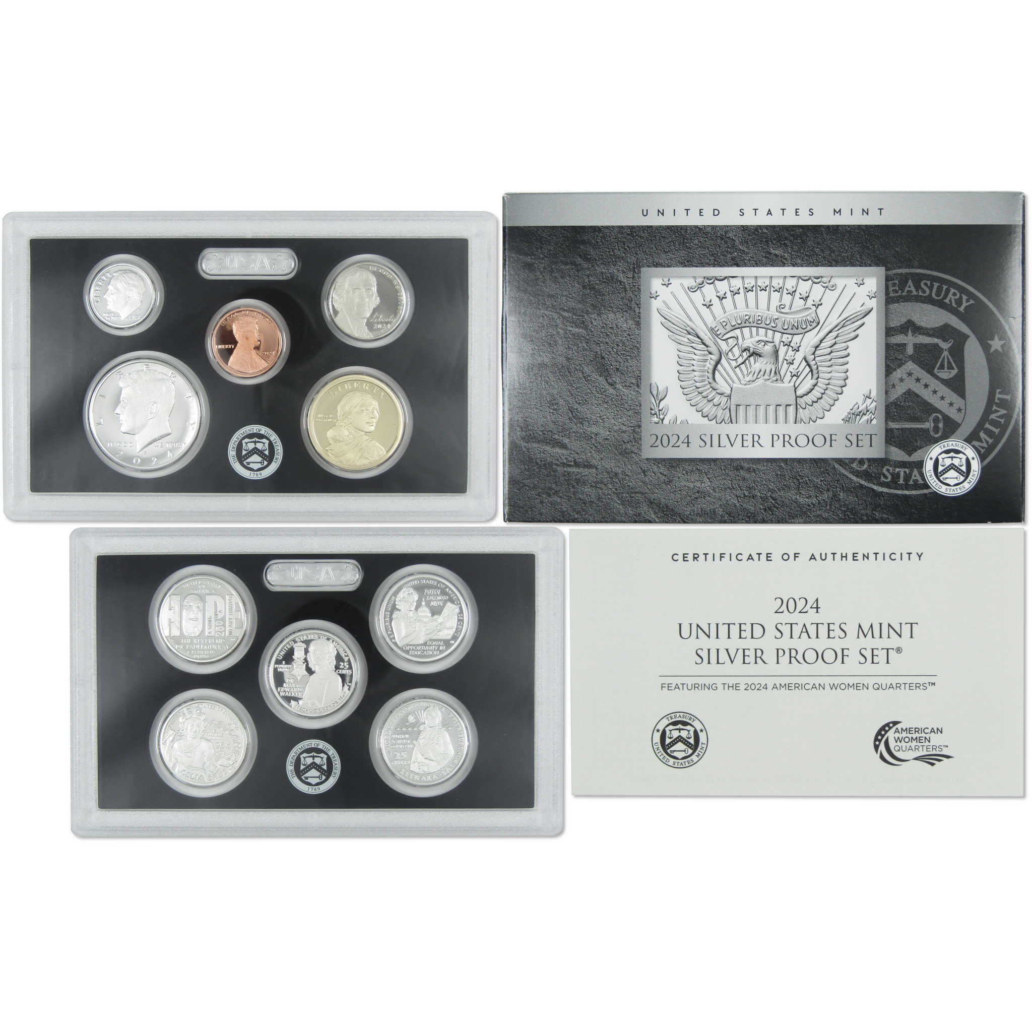 2024 Silver Proof Set U.S. Mint Original Government Packaging OGP COA