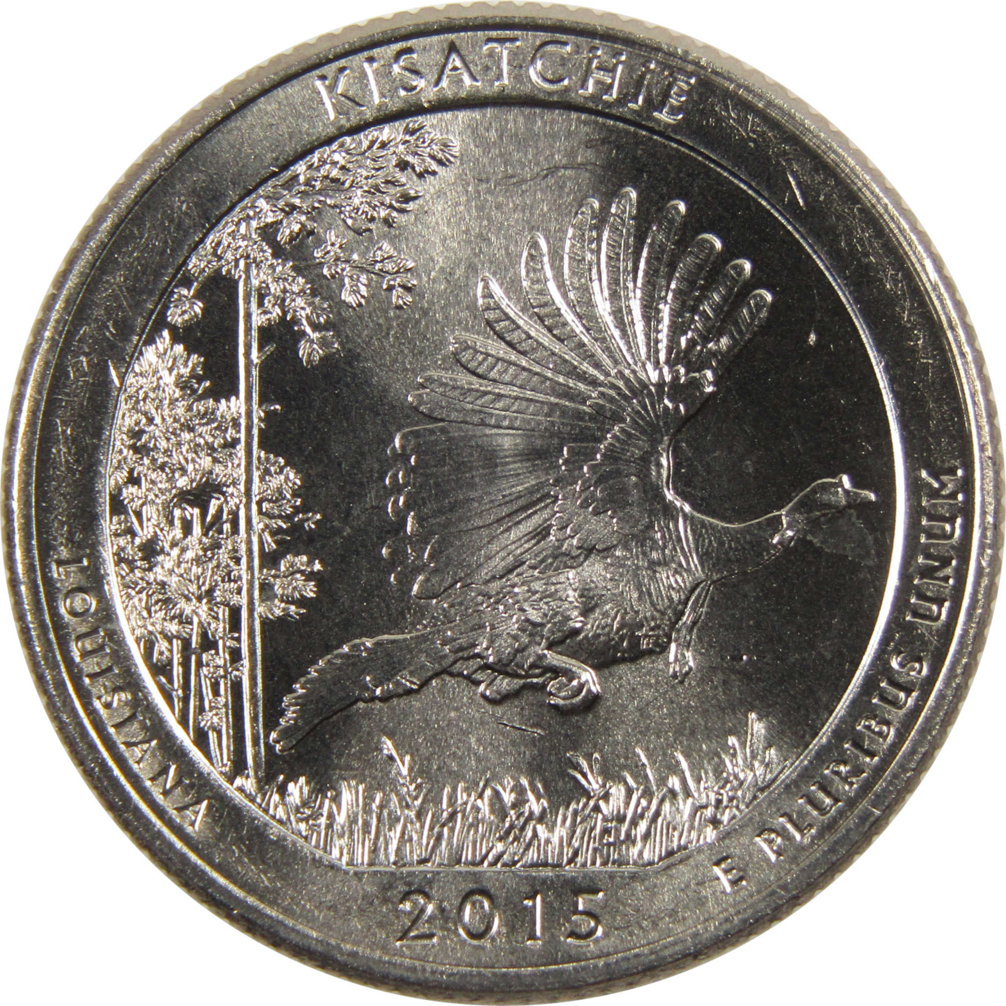 2015 D Kisatchie National Forest Quarter BU Uncirculated Clad 25c Coin