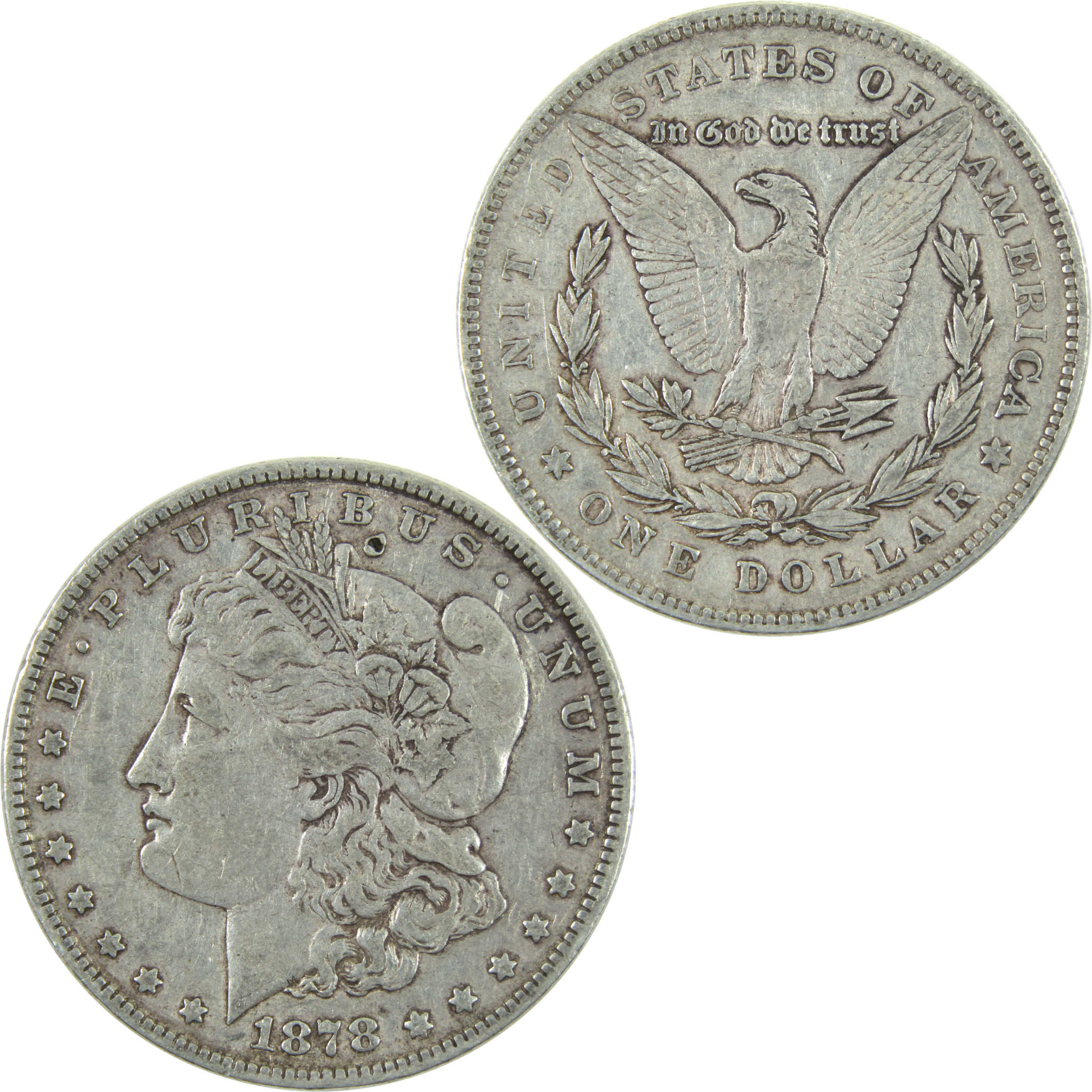 1878 7TF Rev 78 Morgan Dollar VF Very Fine Silver $1 Coin SKU:I14793 - Morgan coin - Morgan silver dollar - Morgan silver dollar for sale - Profile Coins &amp; Collectibles