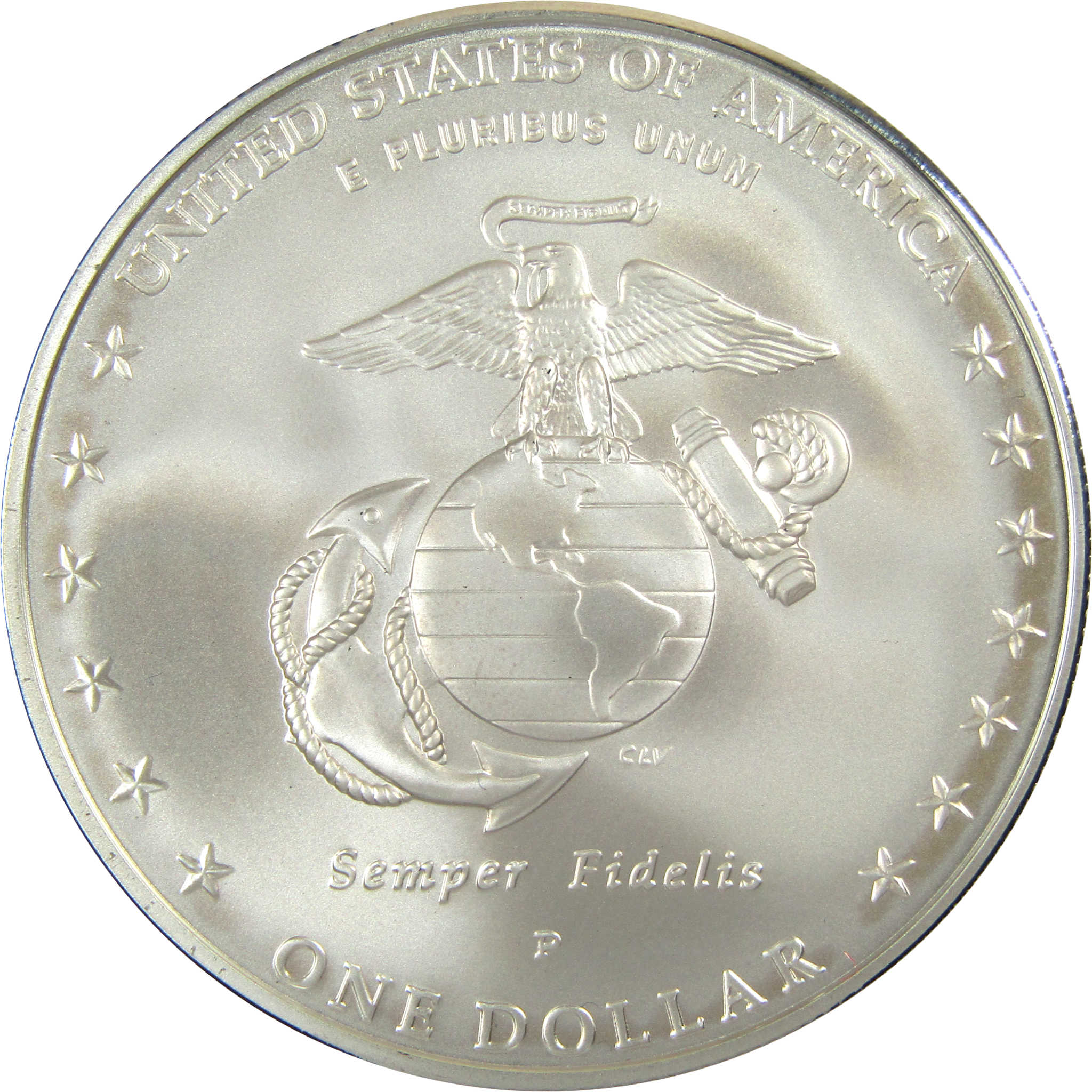 2005 P Marine Corps Commemorative Silver Dollar Uncirculated SKU:CP311