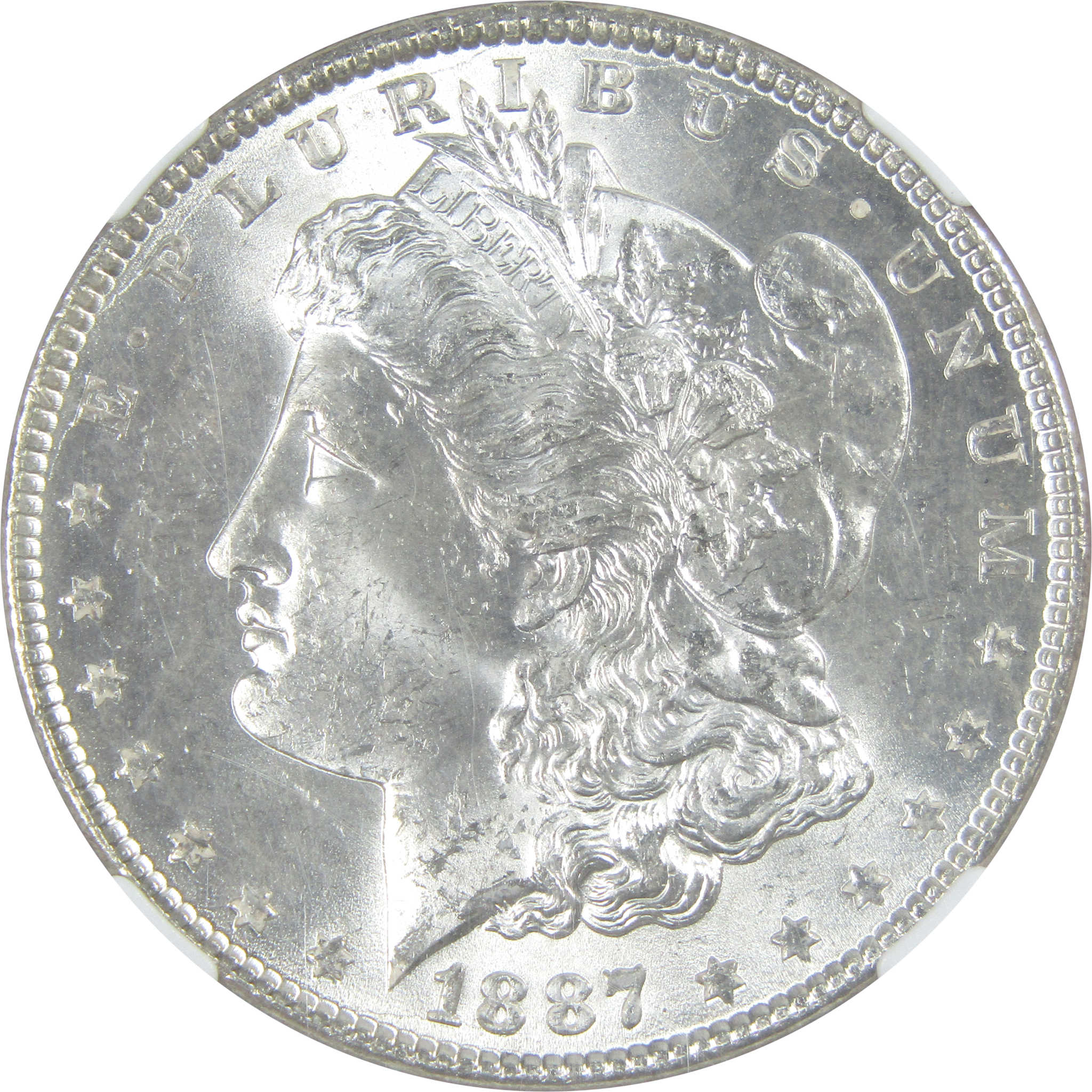 1887 Morgan Dollar MS 64 NGC Silver $1 Uncirculated Coin SKU:I15684 - Morgan coin - Morgan silver dollar - Morgan silver dollar for sale - Profile Coins &amp; Collectibles