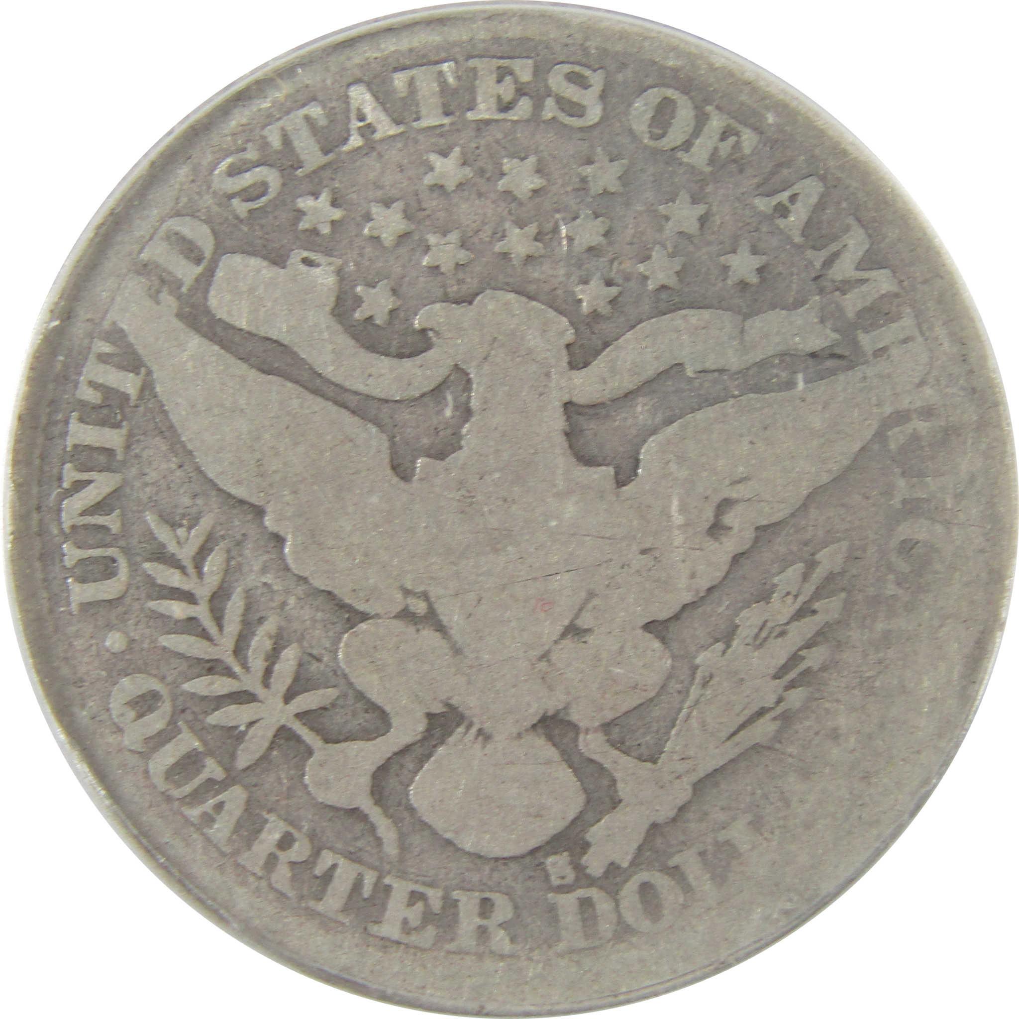 1897 S Barber Silver Quarter AG 3 Details ANACS 25c Coin SKU:I25441