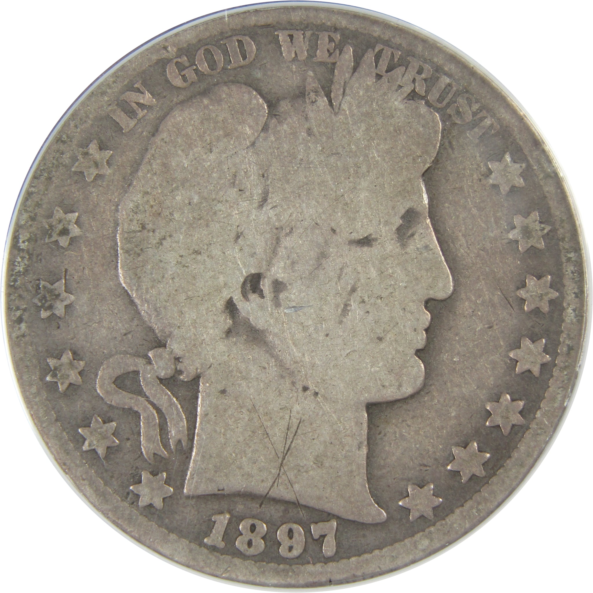 1897 O Barber Half Dollar AG 3 Details ANACS Silver 50c SKU:I16167