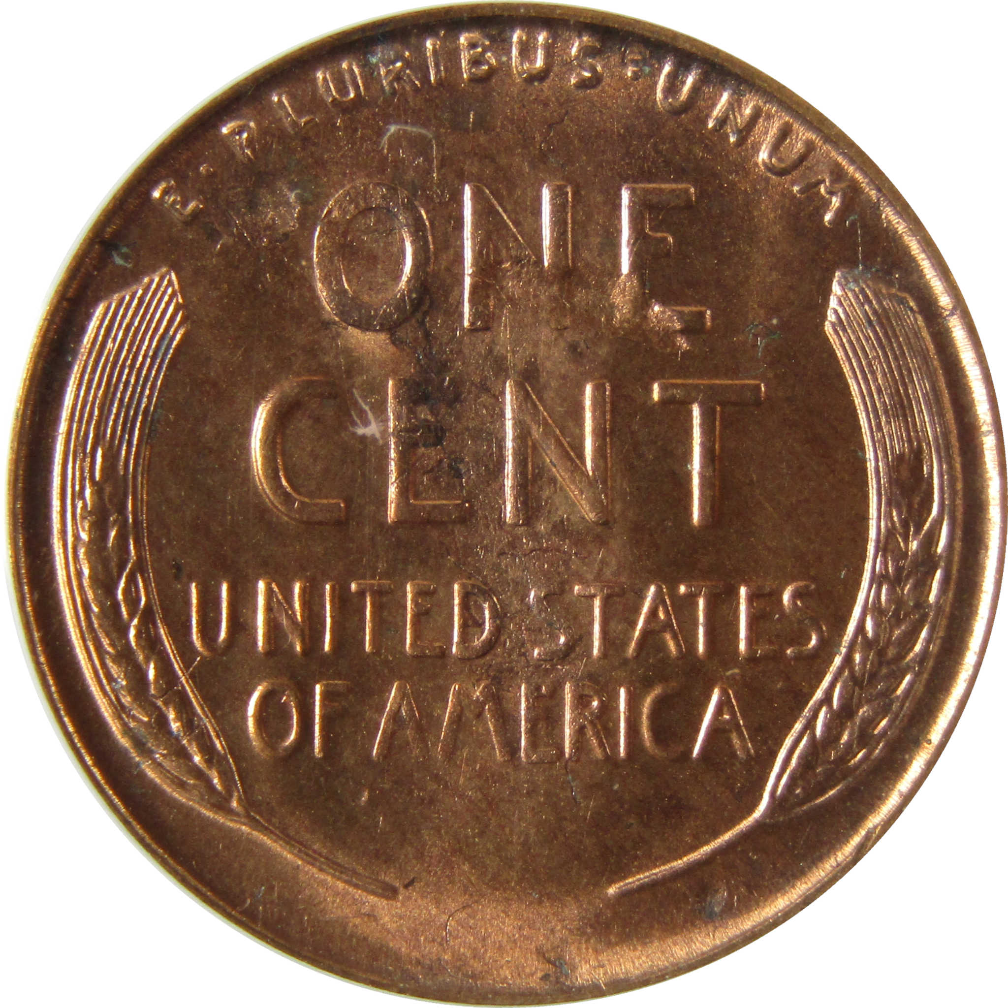 1940 S Lincoln Wheat 1c MS 64 RB ANACS Struck Through Error SKU:I28435
