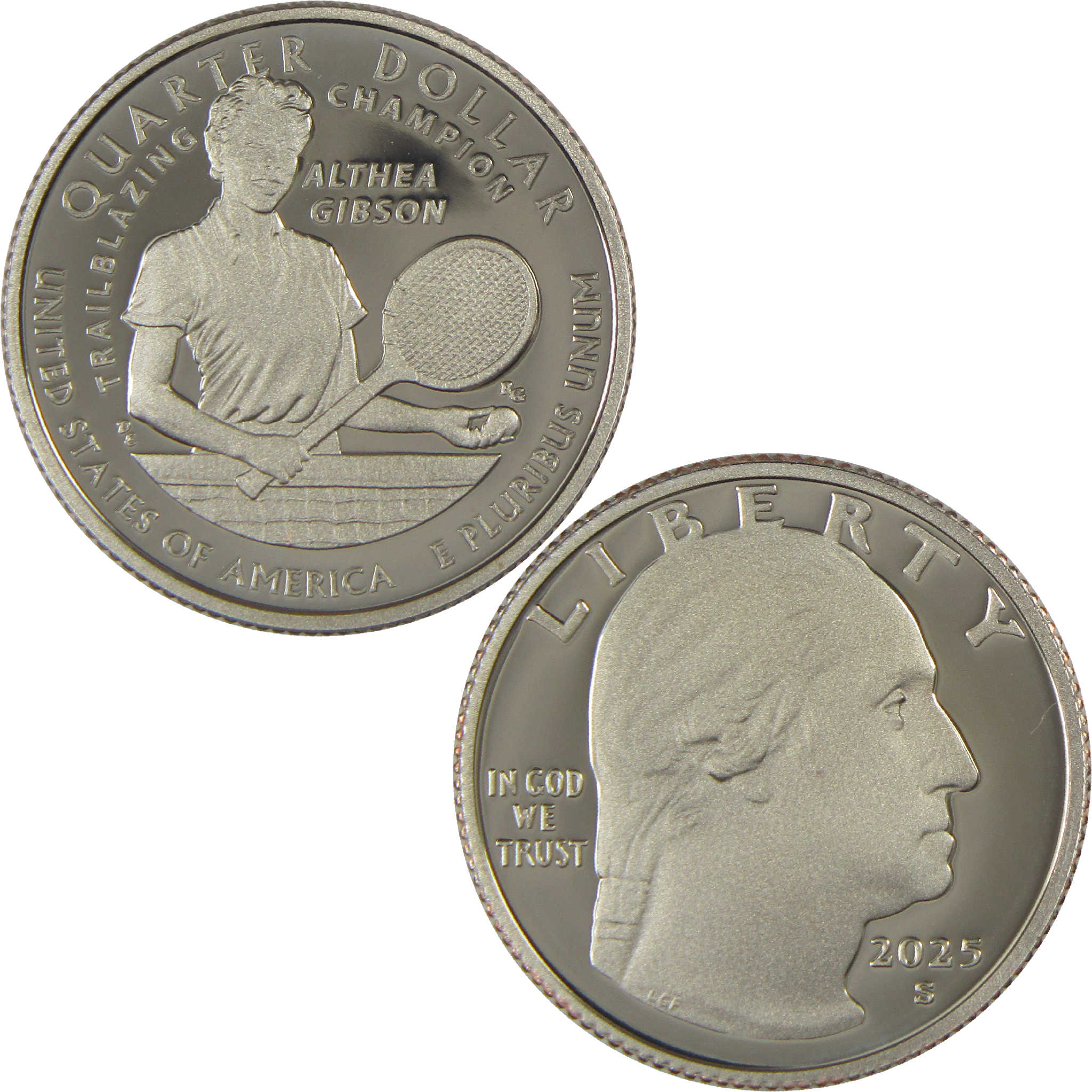 2025 S Althea Gibson American Women Quarter Choice Proof Clad 25c Coin