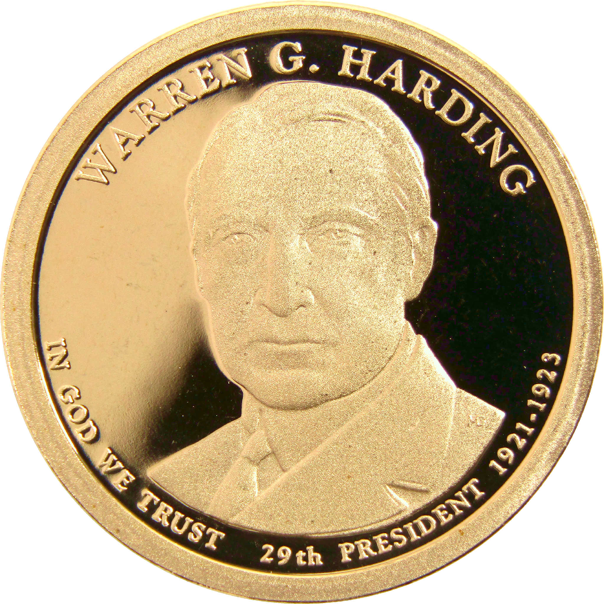 2014 S Warren G Harding Presidential Dollar Choice Proof $1 Coin