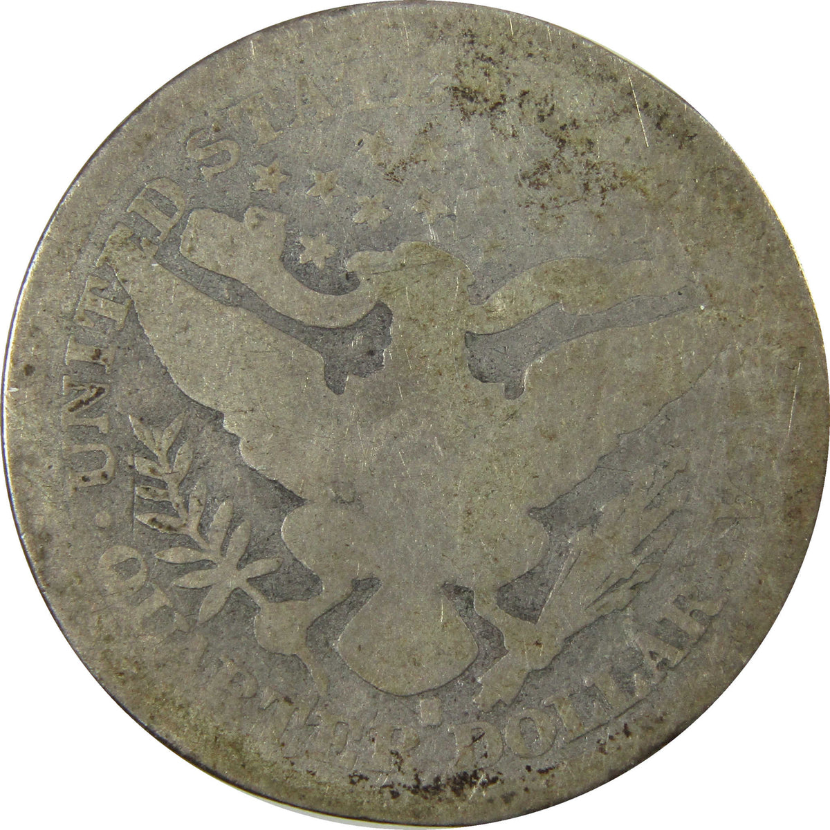 1893 S Barber Silver Quarter G Good Details 25c Coin SKU:I28544