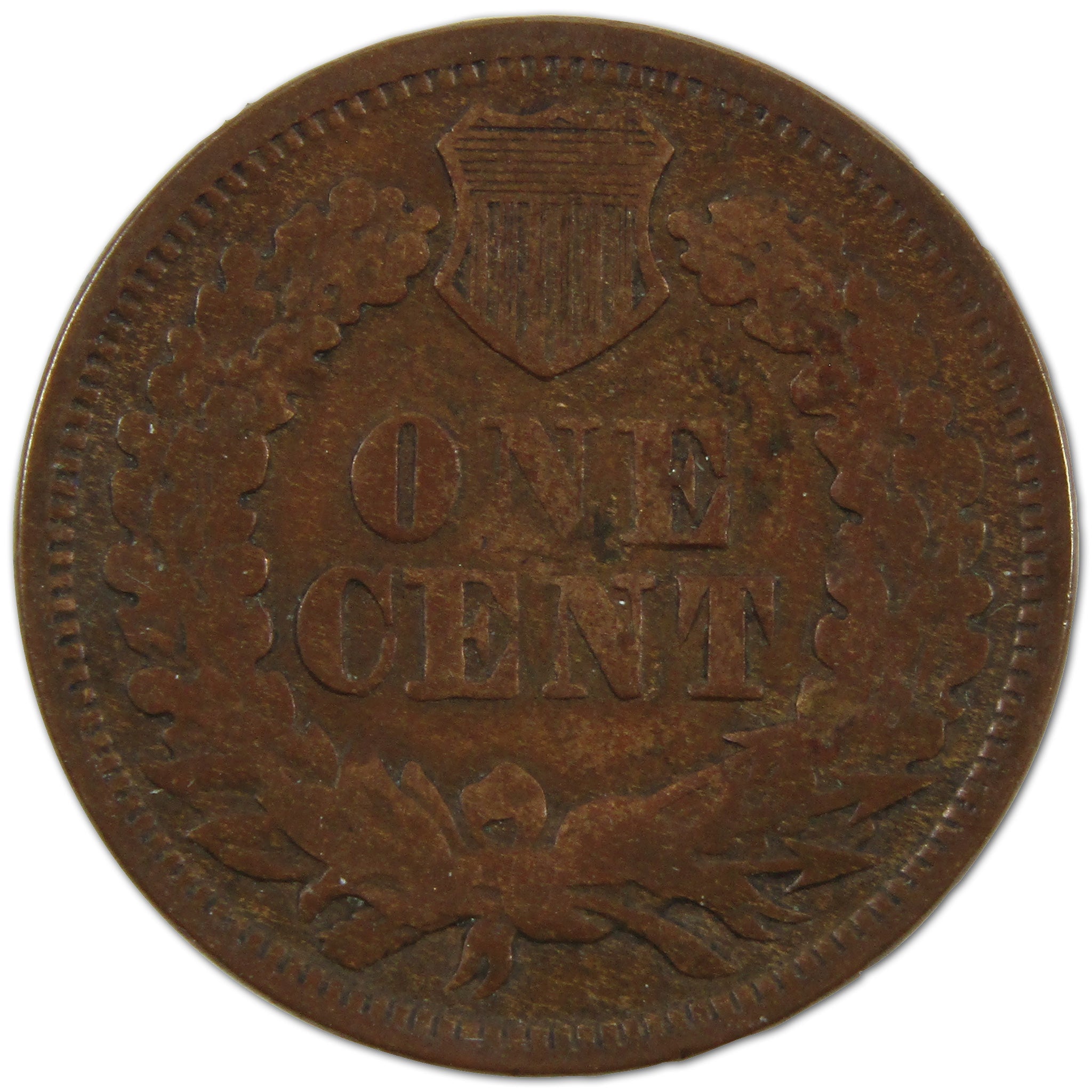 1868 Indian Head Cent G Good Details Penny 1c Coin SKU:I10885