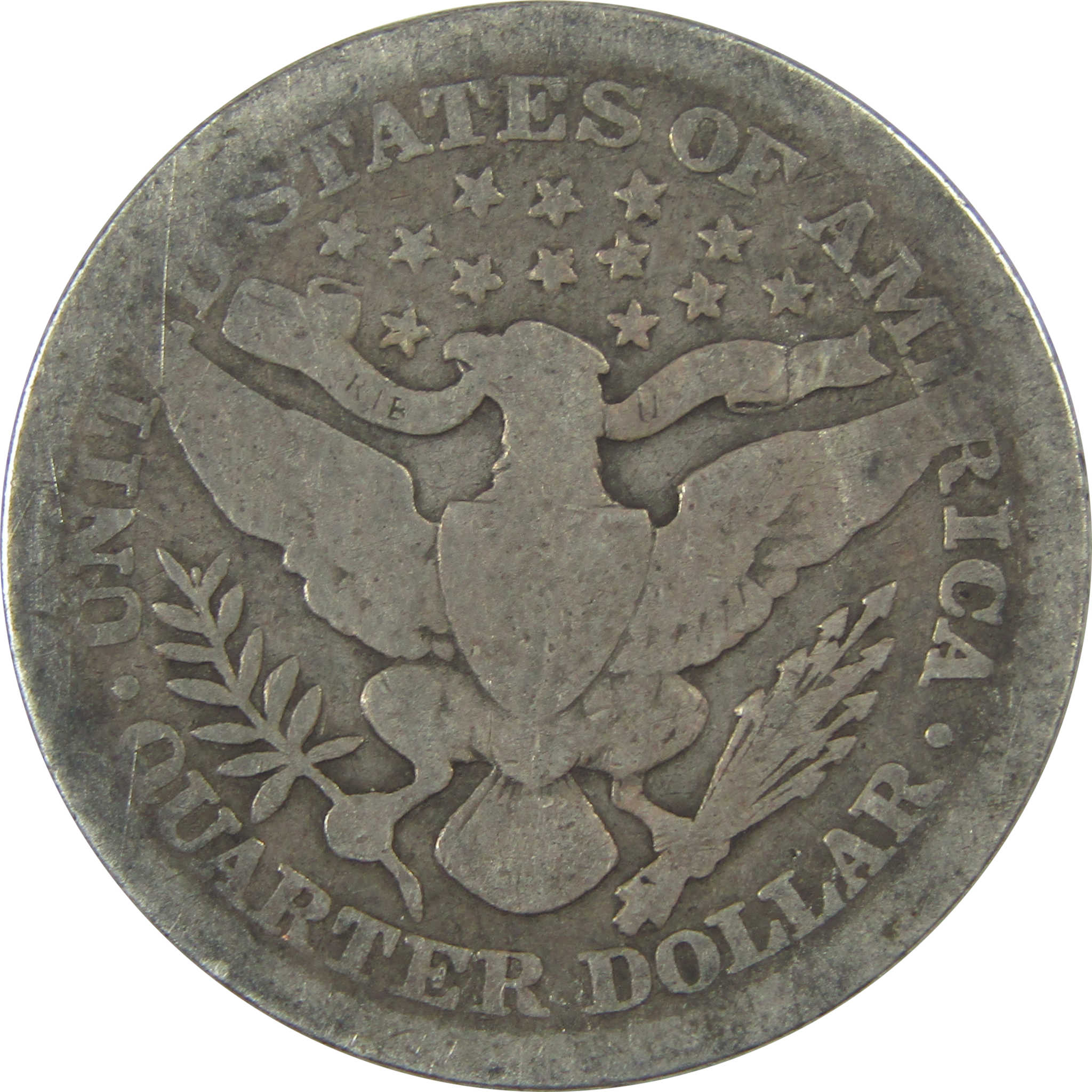 1905 Barber Quarter AG About Good Silver 25c Coin SKU:I21796