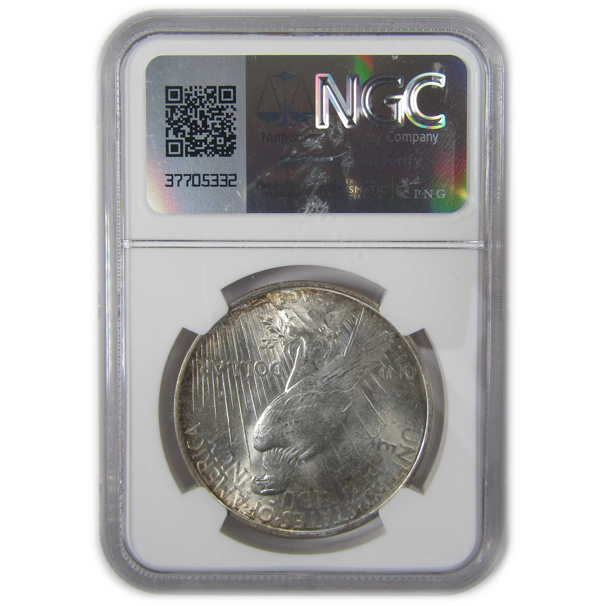 1922 D Peace Dollar MS 62 NGC Silver Uncirculated $1 Coin SKU:I23359