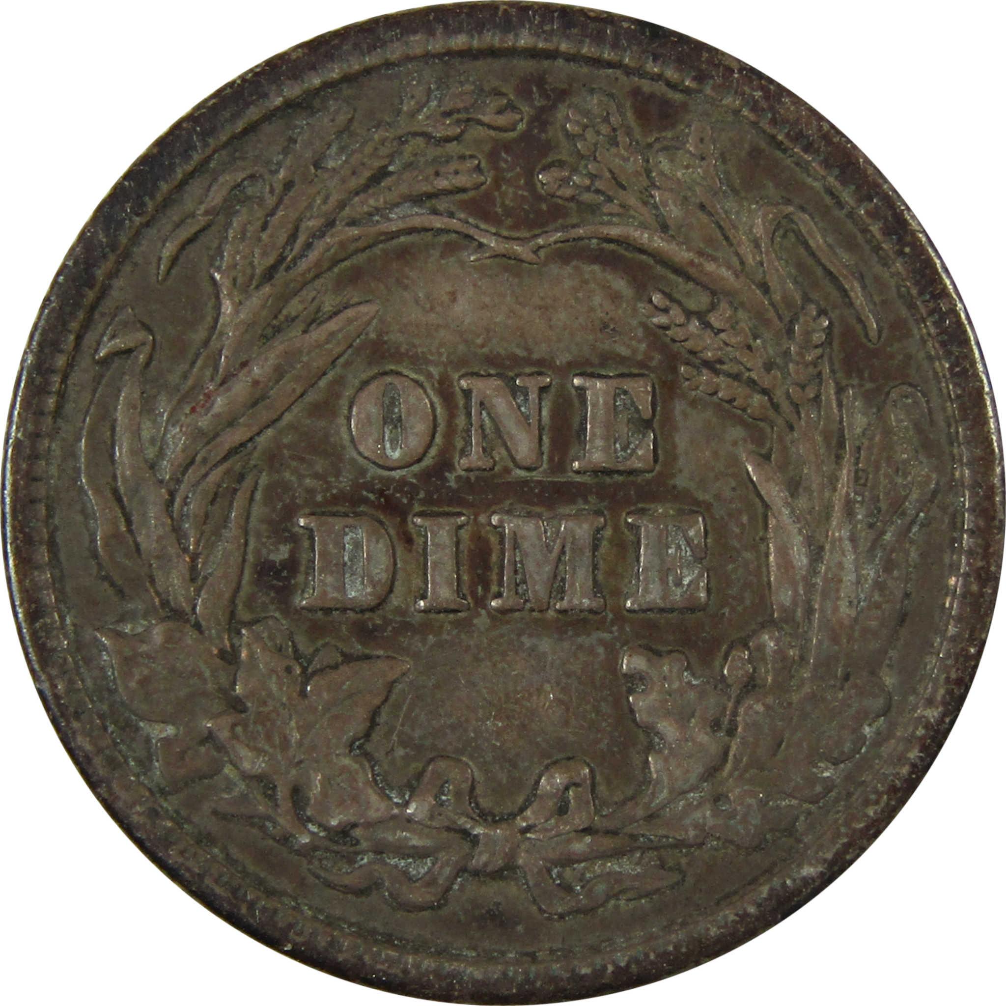 1910 Barber Silver Dime VF Very Fine Details 10c Coin SKU:CP1022