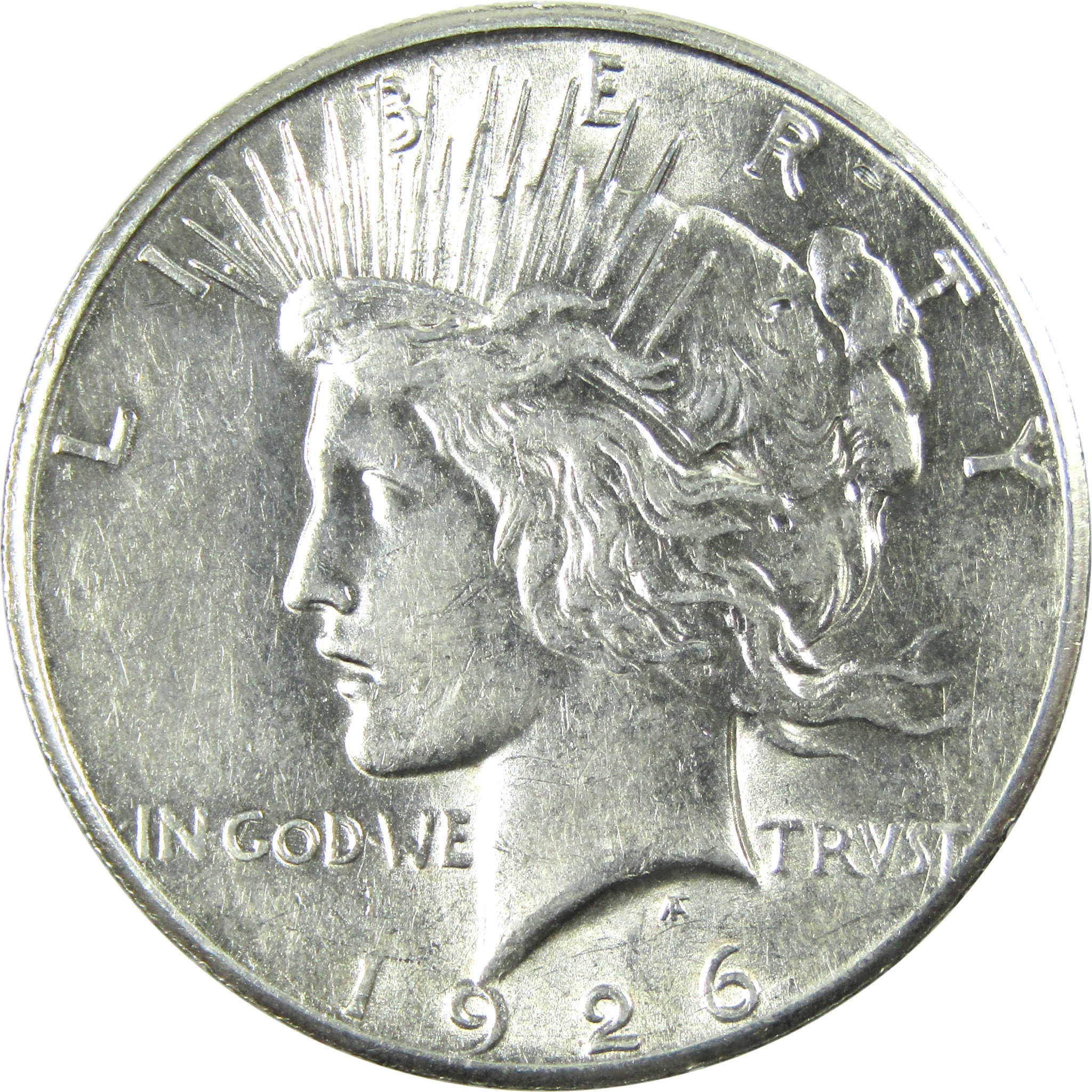 1926 S Peace Dollar AU About Uncirculated Silver $1 Coin SKU:I13890