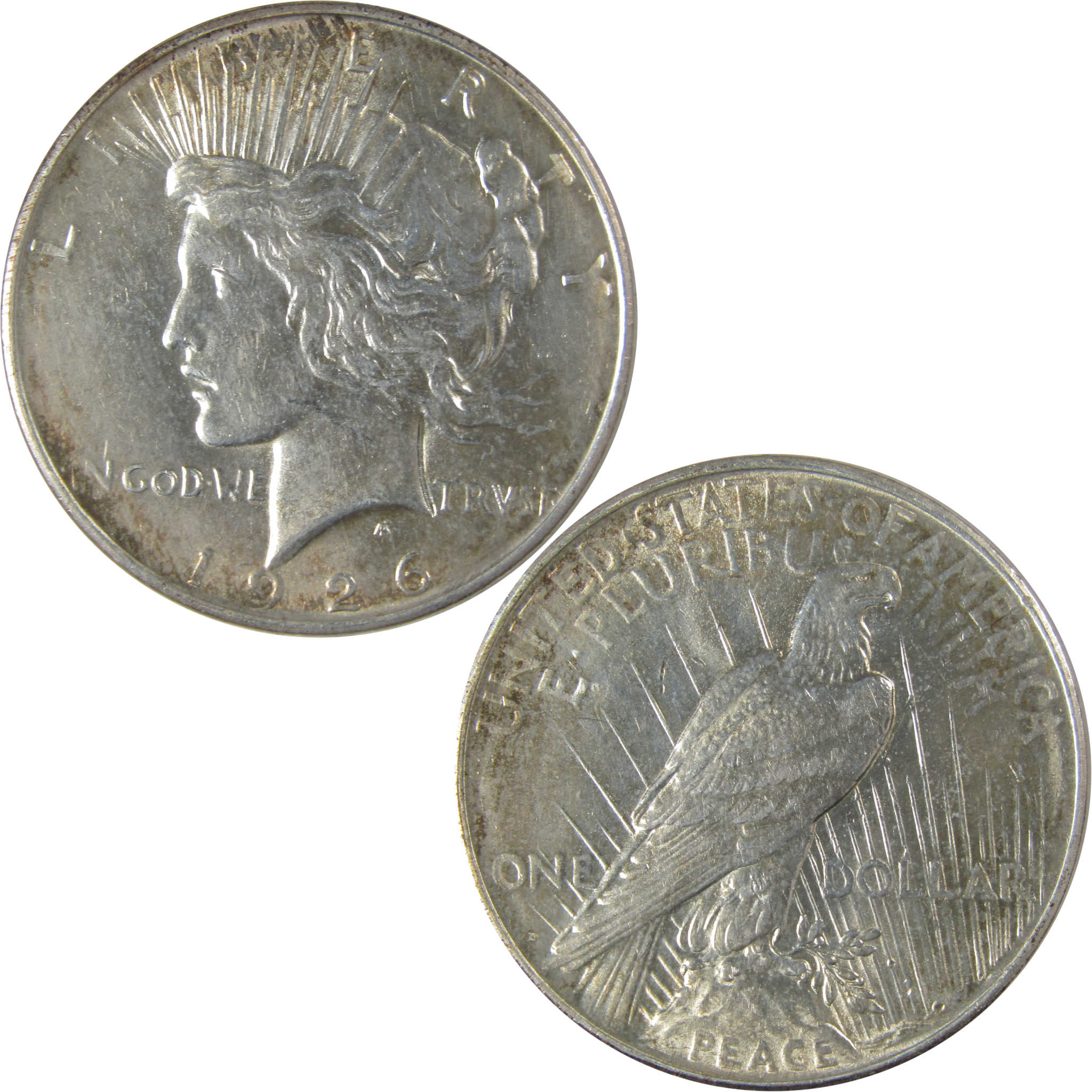 1926 D Peace Dollar AU About Uncirculated Silver $1 Coin SKU:I23246